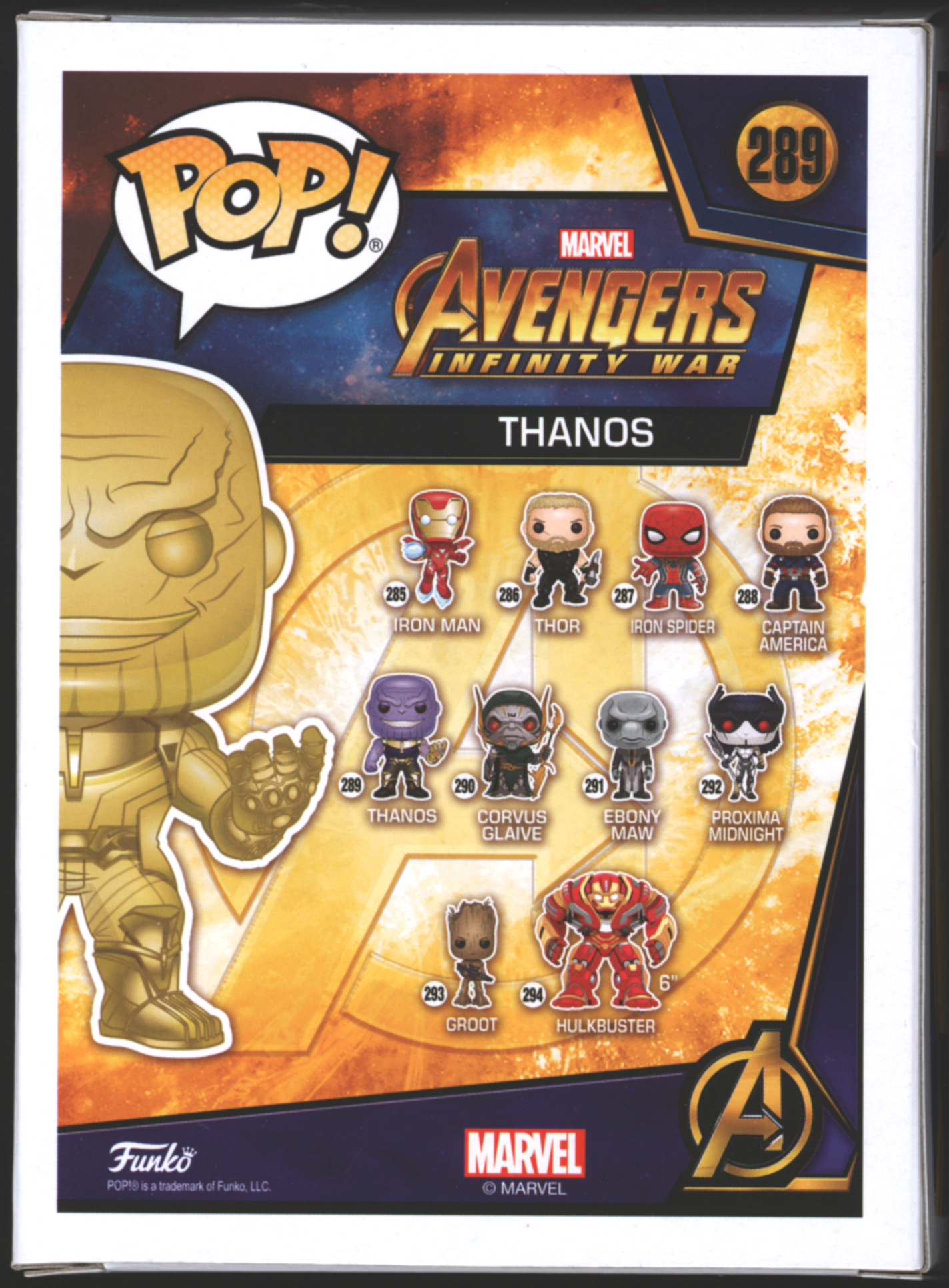 Funko Pop! Thanos #289 | Avengers Infinity War | Mind Stone Chase