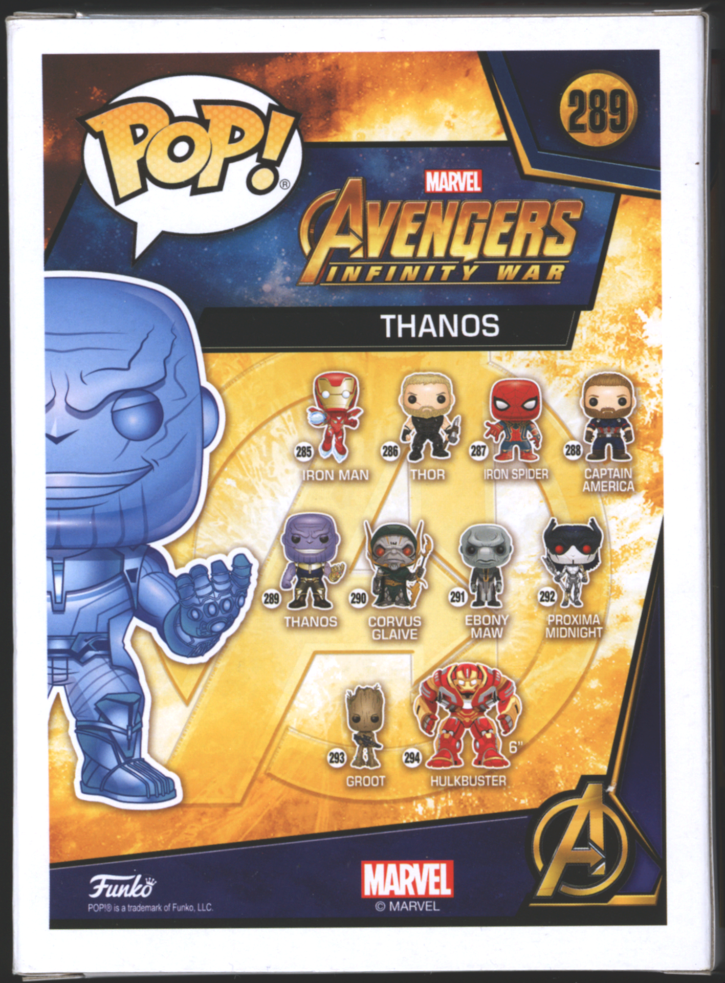 Funko Pop! Thanos #289 | Avengers Infinity War | Space Stone Chase
