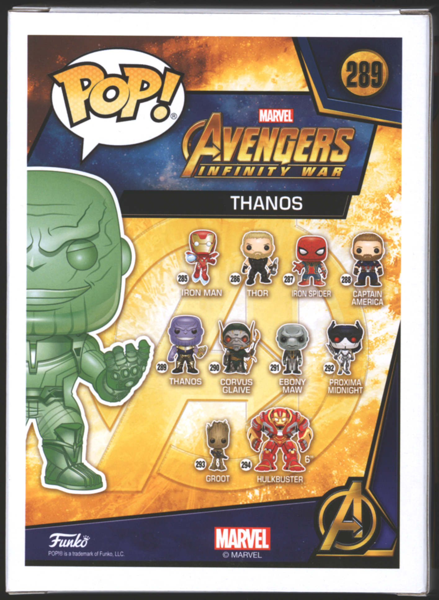 Funko Pop! Thanos #289 | Avengers Infinity War | Time Stone Chase