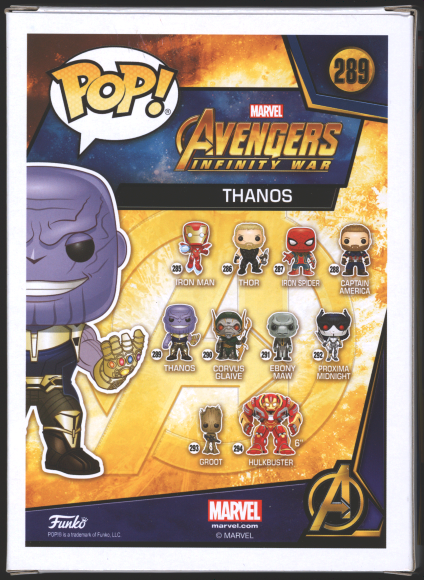 Funko Pop! Thanos #289 | Avengers Infinity War | Power Stone Chase
