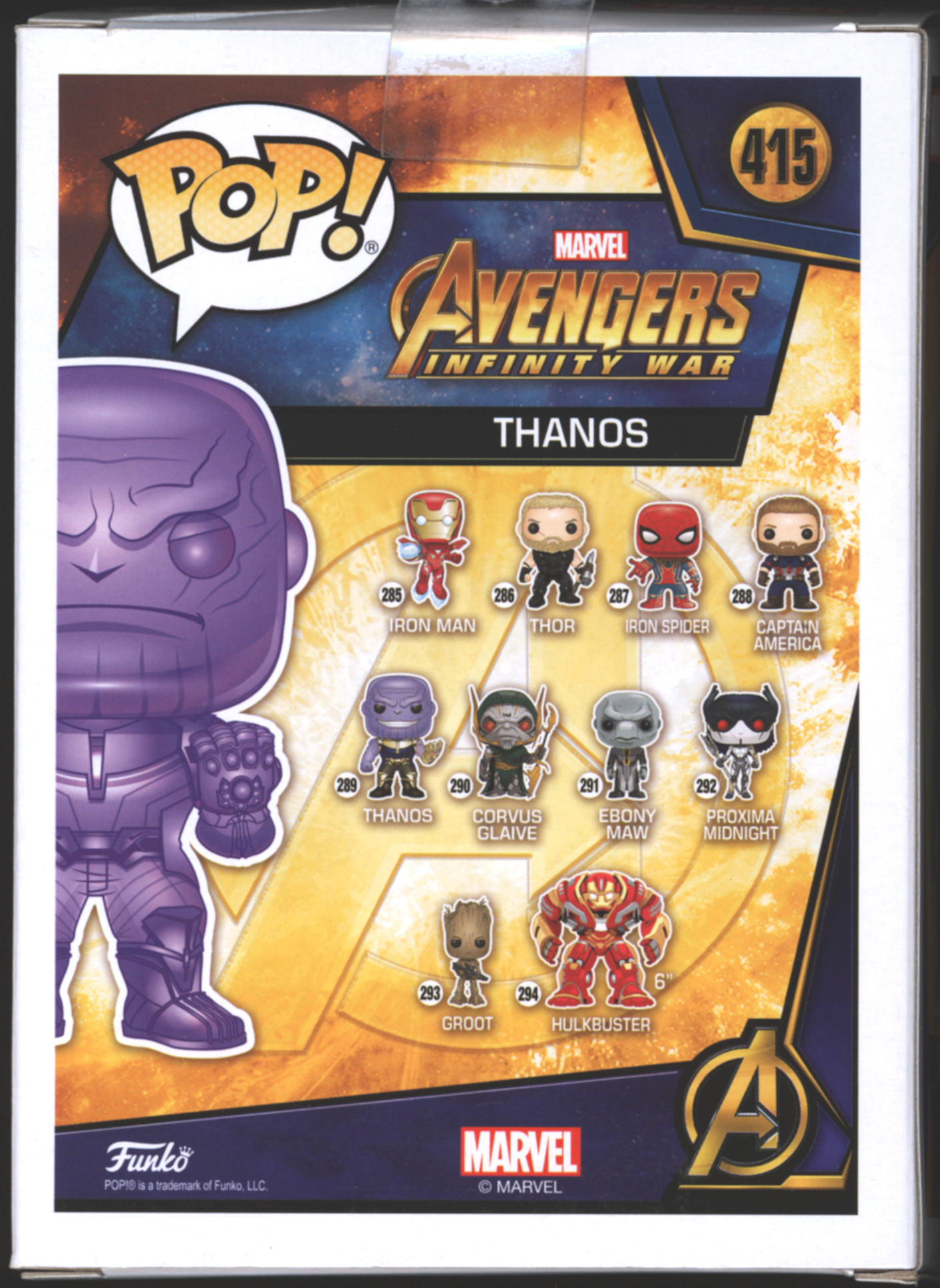 Funko Pop! Thanos #415 | Avengers Infinity War | Power Stone Chase