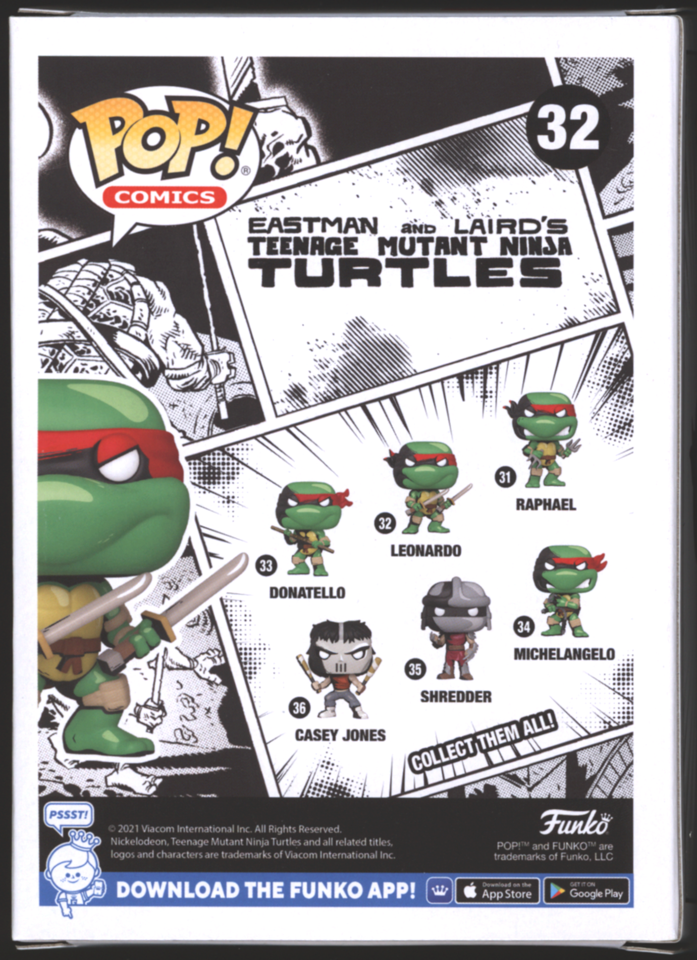 Funko Pop! Leonardo #32 | TMNT | PX Exclusive