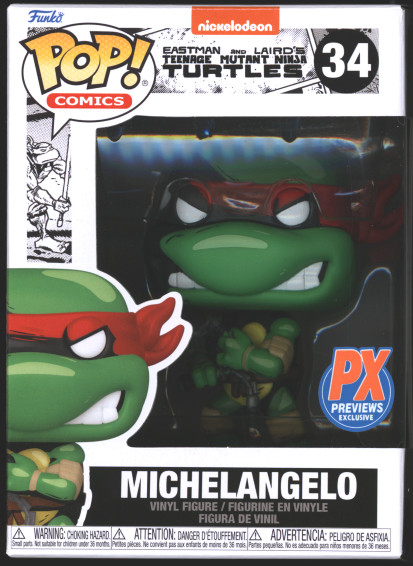 Funko Pop! Michelangelo #34 | TMNT | PX Exclusive
