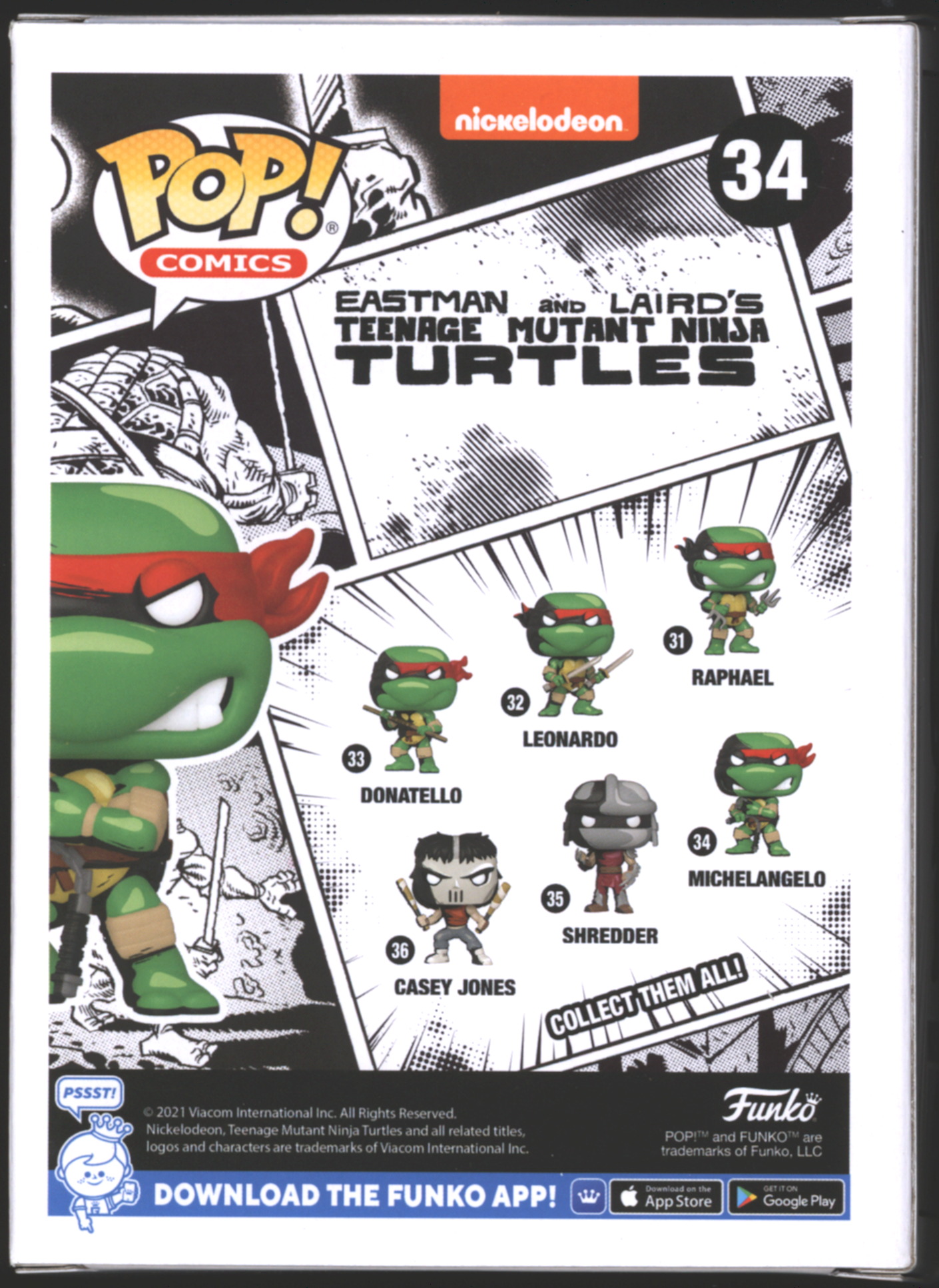 Funko Pop! Michelangelo #34 | TMNT | PX Exclusive