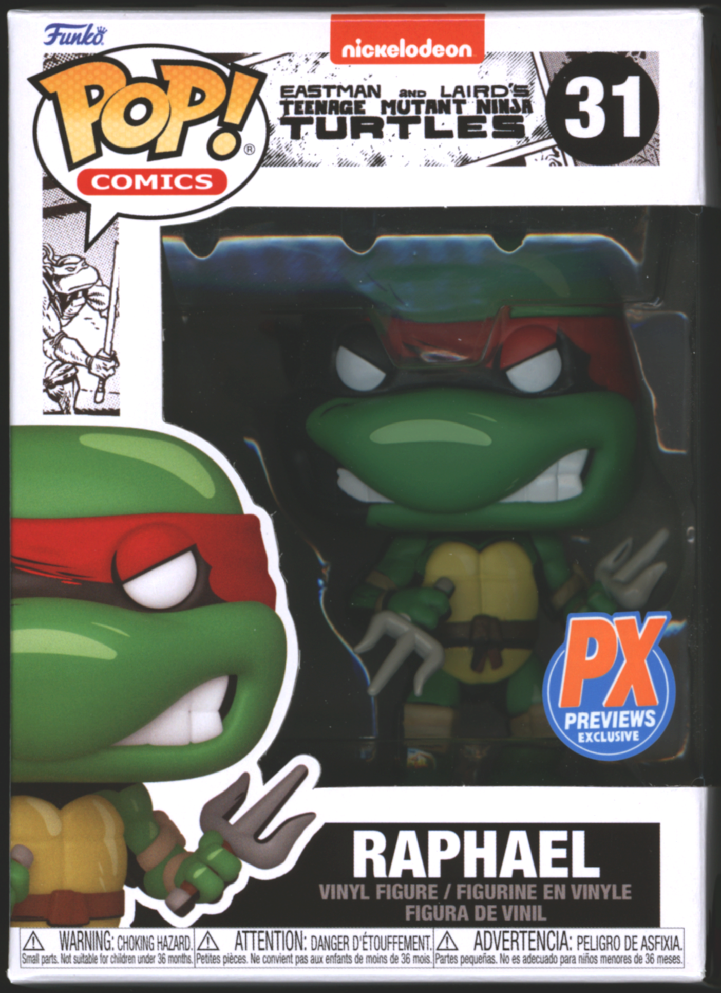 Funko Pop! Raphael #31 | TMNT | PX Exclusive