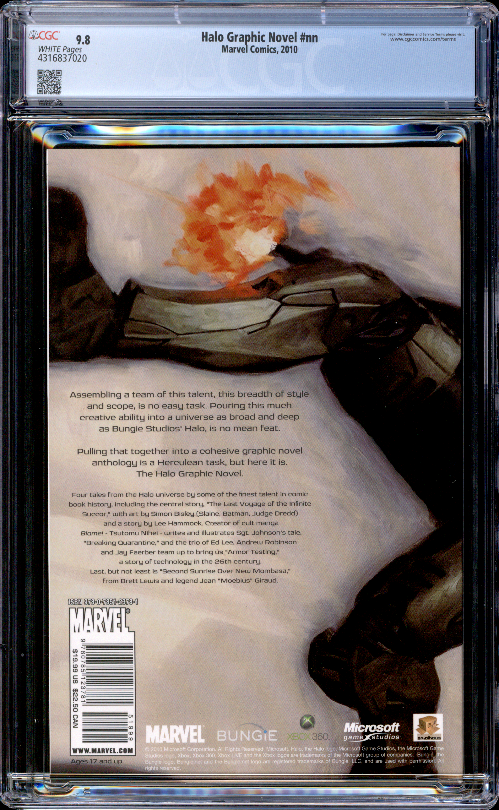 Marvel Comics | Halo Graphics Novel | Phil Hale Cover