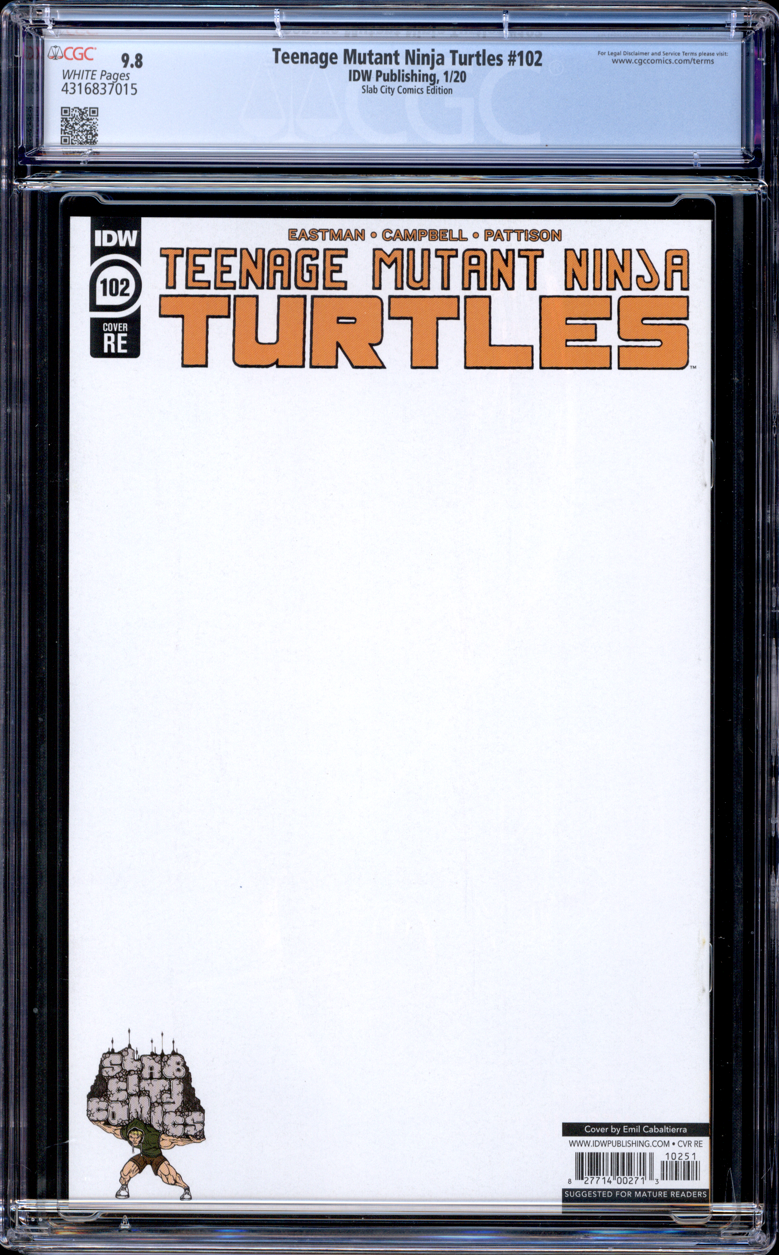 Teenage Mutant Ninja Turtles #101-105 [SET OF 5] | Emil Cabaltierra Cover