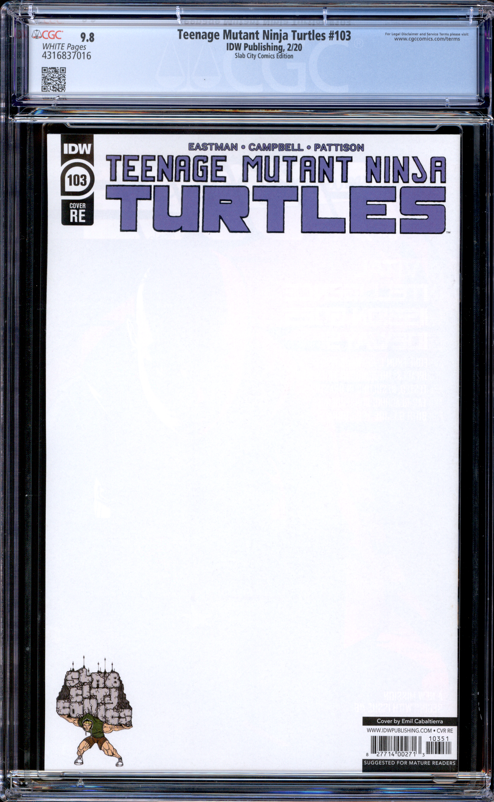 Teenage Mutant Ninja Turtles #101-105 [SET OF 5] | Emil Cabaltierra Cover