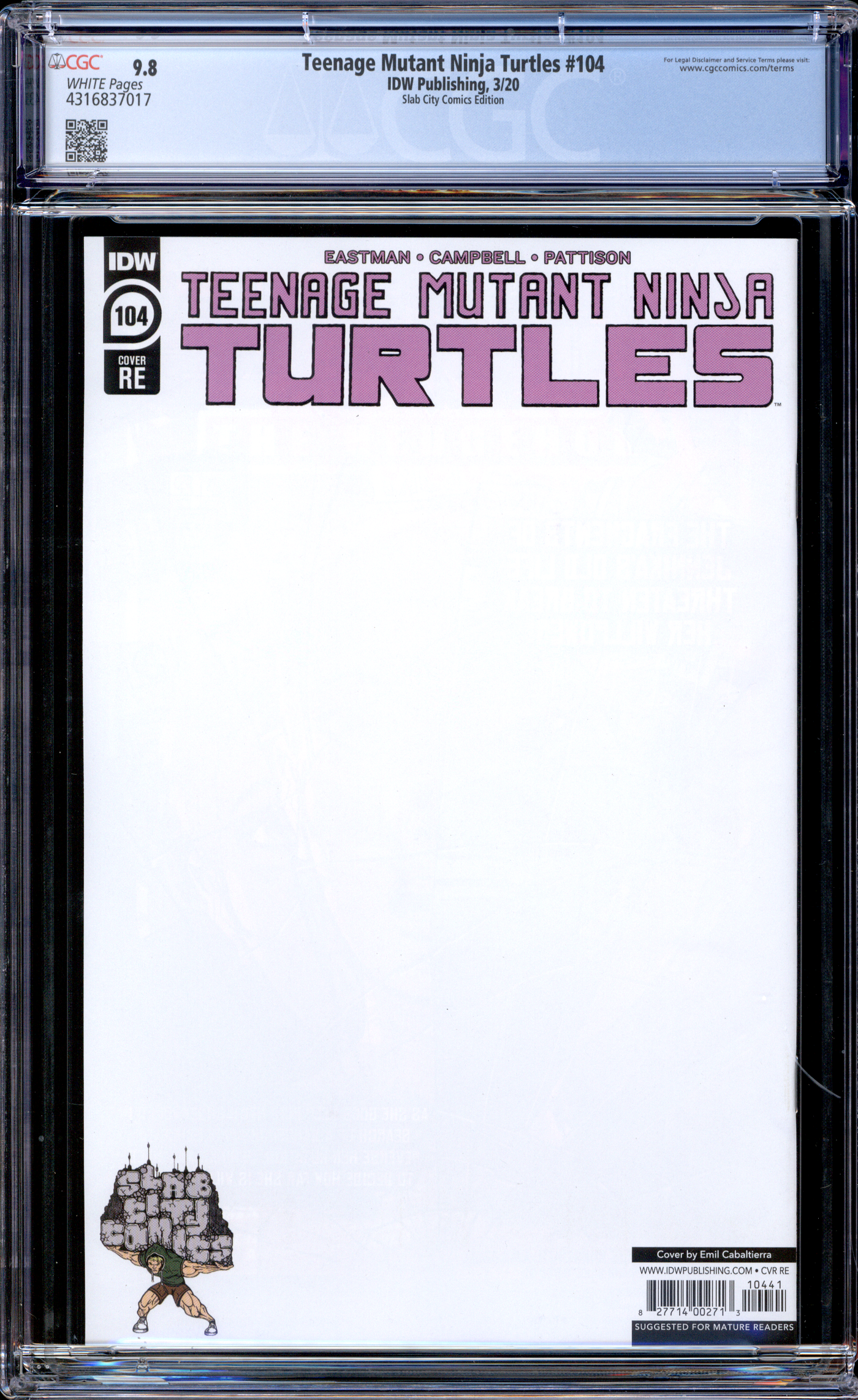 Teenage Mutant Ninja Turtles #101-105 [SET OF 5] | Emil Cabaltierra Cover