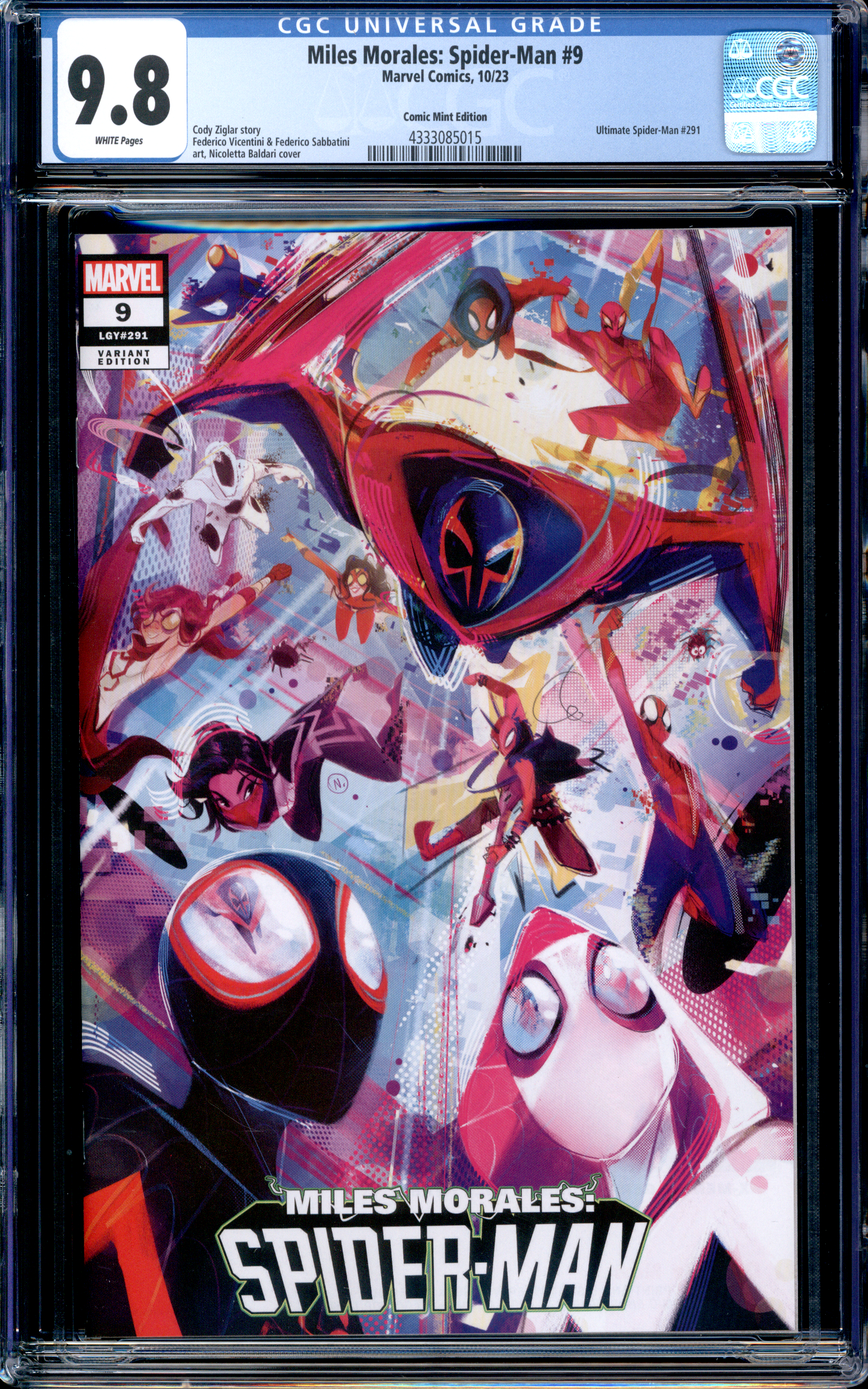 Miles Morales: Spider-Man #9 | Nicoletta Baldari | Spider-Verse | LE 800