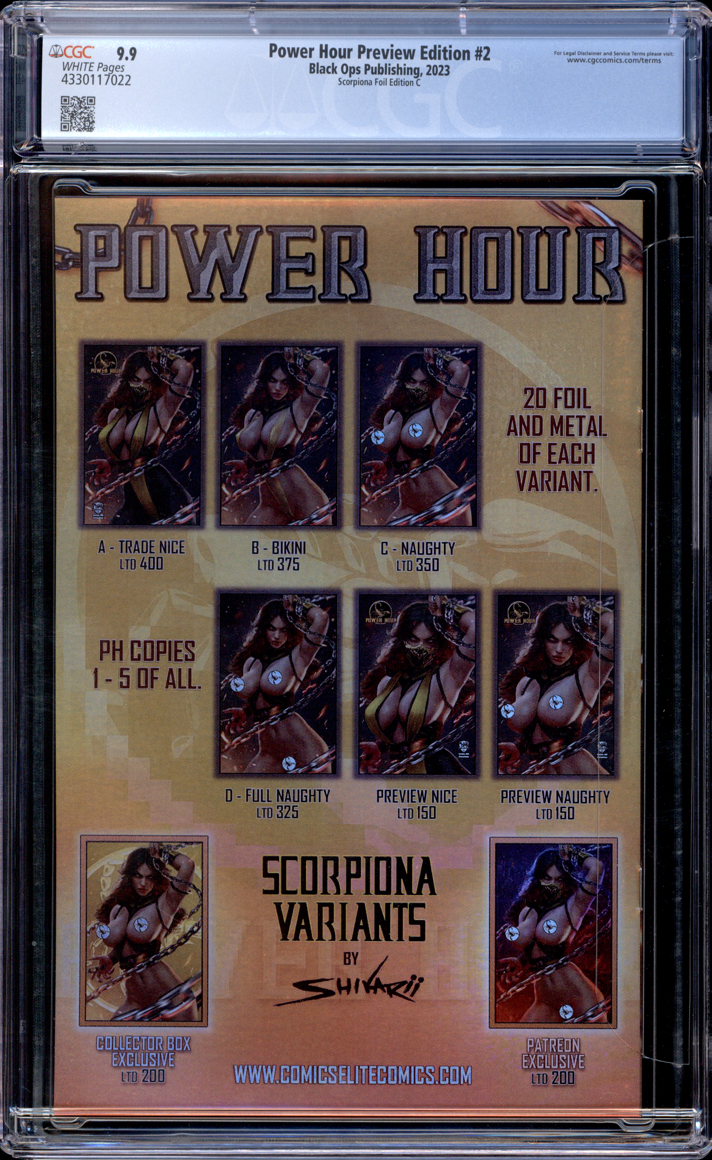 Power Hour Preview Edition #2 | Shikarii | Scorpion | Foil LE 20 | "Topless"