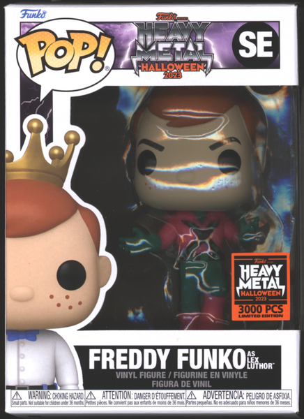 Funko Pop! Freddy Funko as Lex Luthor | DC | Heavy Metal Halloween 2023 | LE