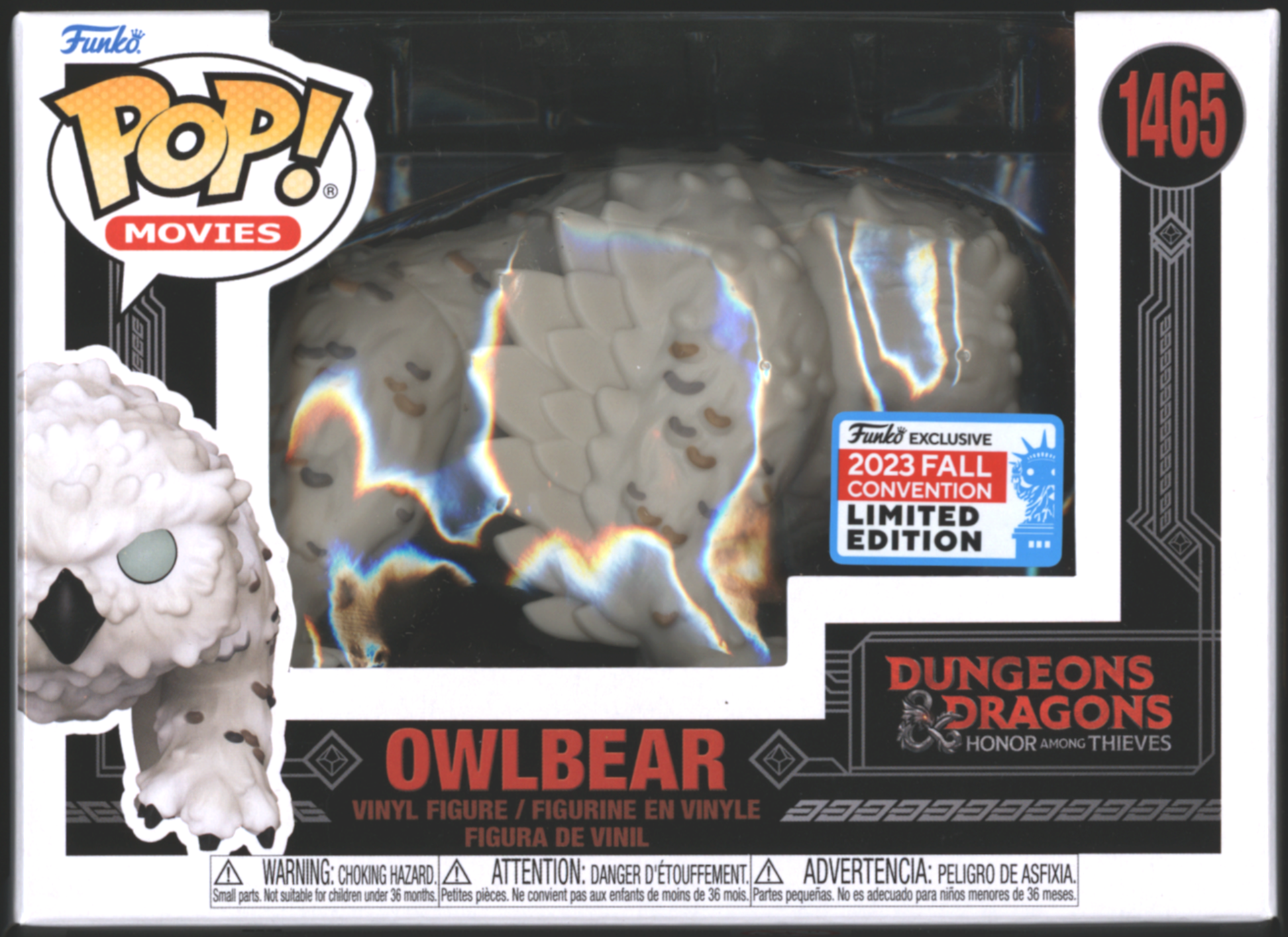 Funko Pop! Owlbear #1465 | Dungeons & Dragons | Fall Con Exclusive