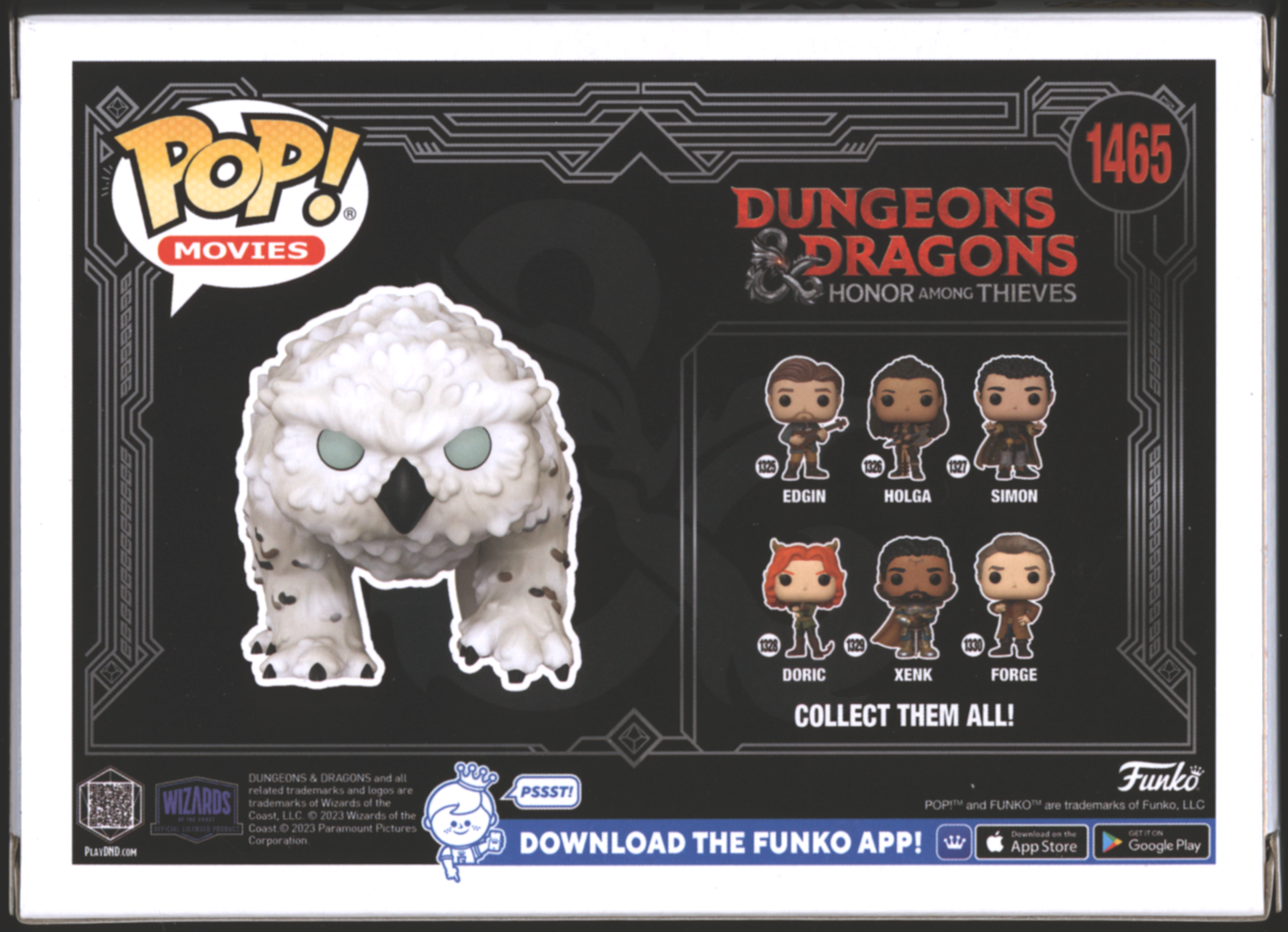 Funko Pop! Owlbear #1465 | Dungeons & Dragons | Fall Con Exclusive
