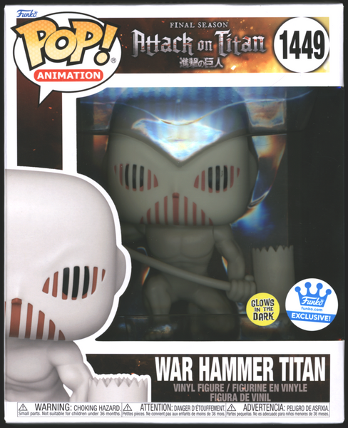 Funko Pop! War Hammer Titan #1449 | Attack on Titan | GITD | Fall Con Exclusive