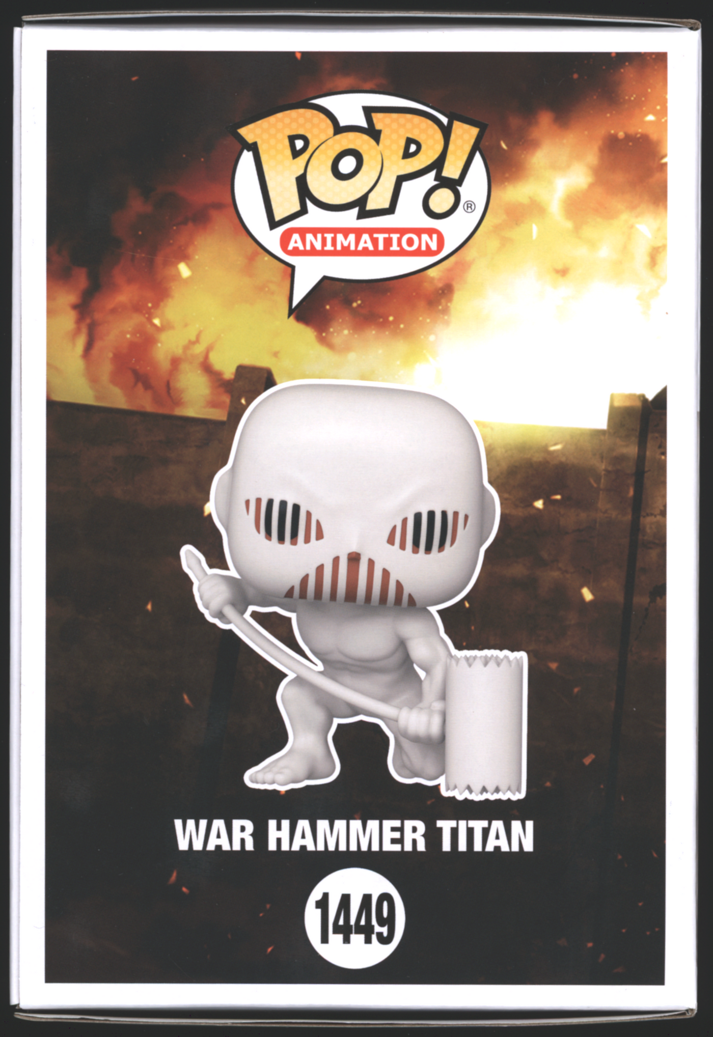 War Hammer Titan #1449 (6-Inch) Funko Pop! Attack On Titan Animation — Pop  Hunt Thrills