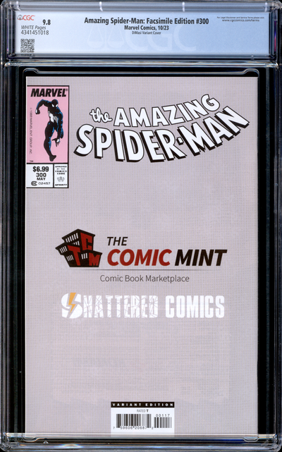 Amazing Spider-Man: Facsimile Edition #300 | Dimasi | Venom | 25th Anniv