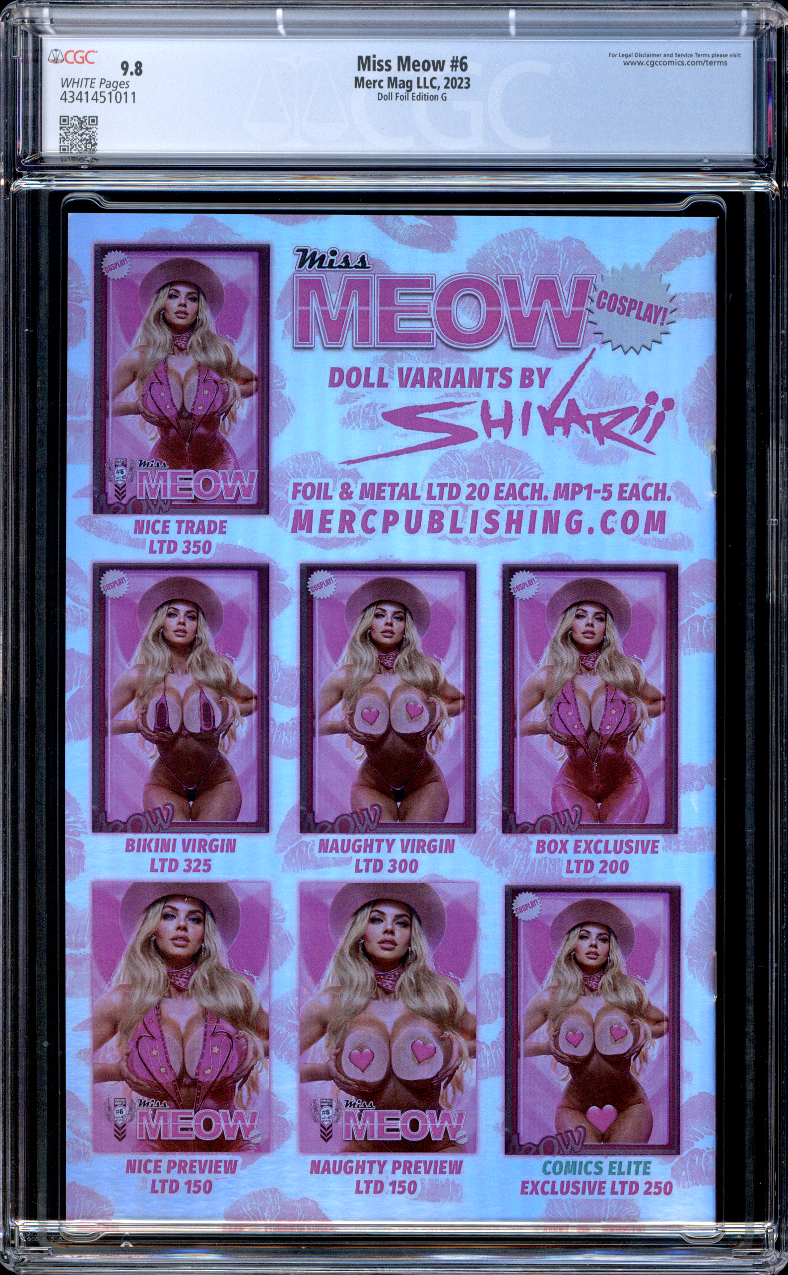 Miss Meow #6 | Shikarii | Barbie | Foil LE 20 | 