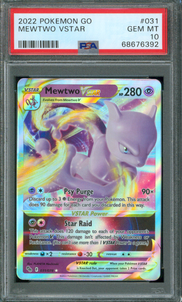 2022 Pokémon TCG | Mewtwo VSTAR #31 | Holofoil | Ultra Rare | Pokémon GO