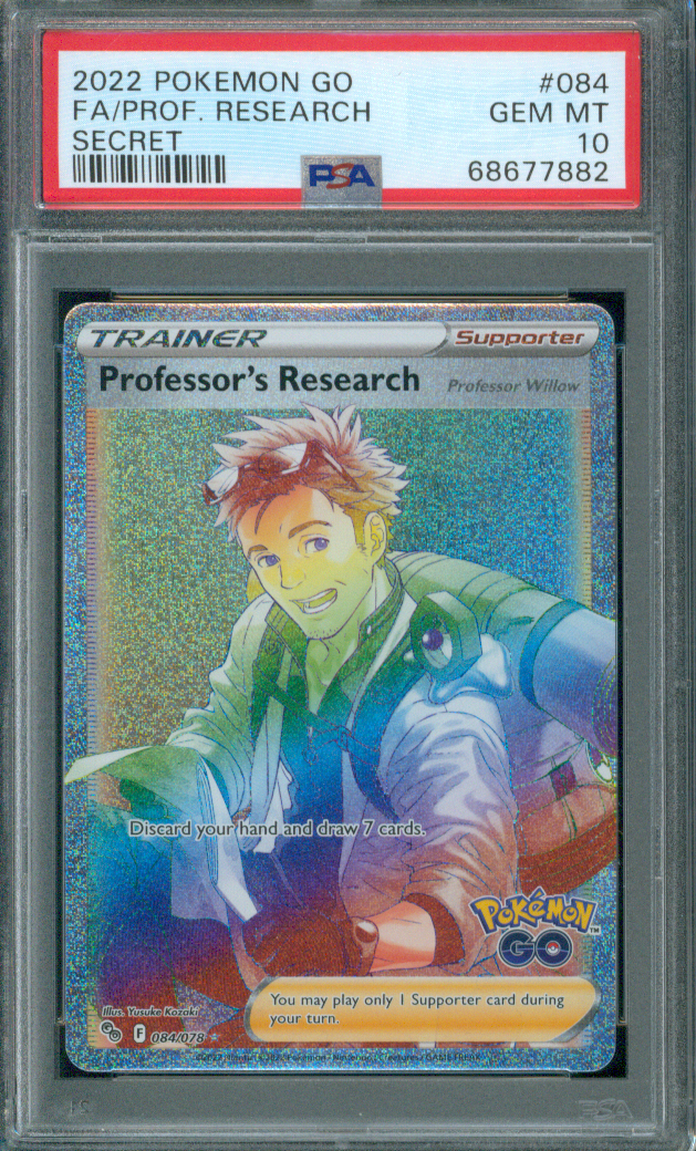 2022 Pokémon TCG | Professor's Research #84 | Holofoil | Secret Rare | Pokémon GO