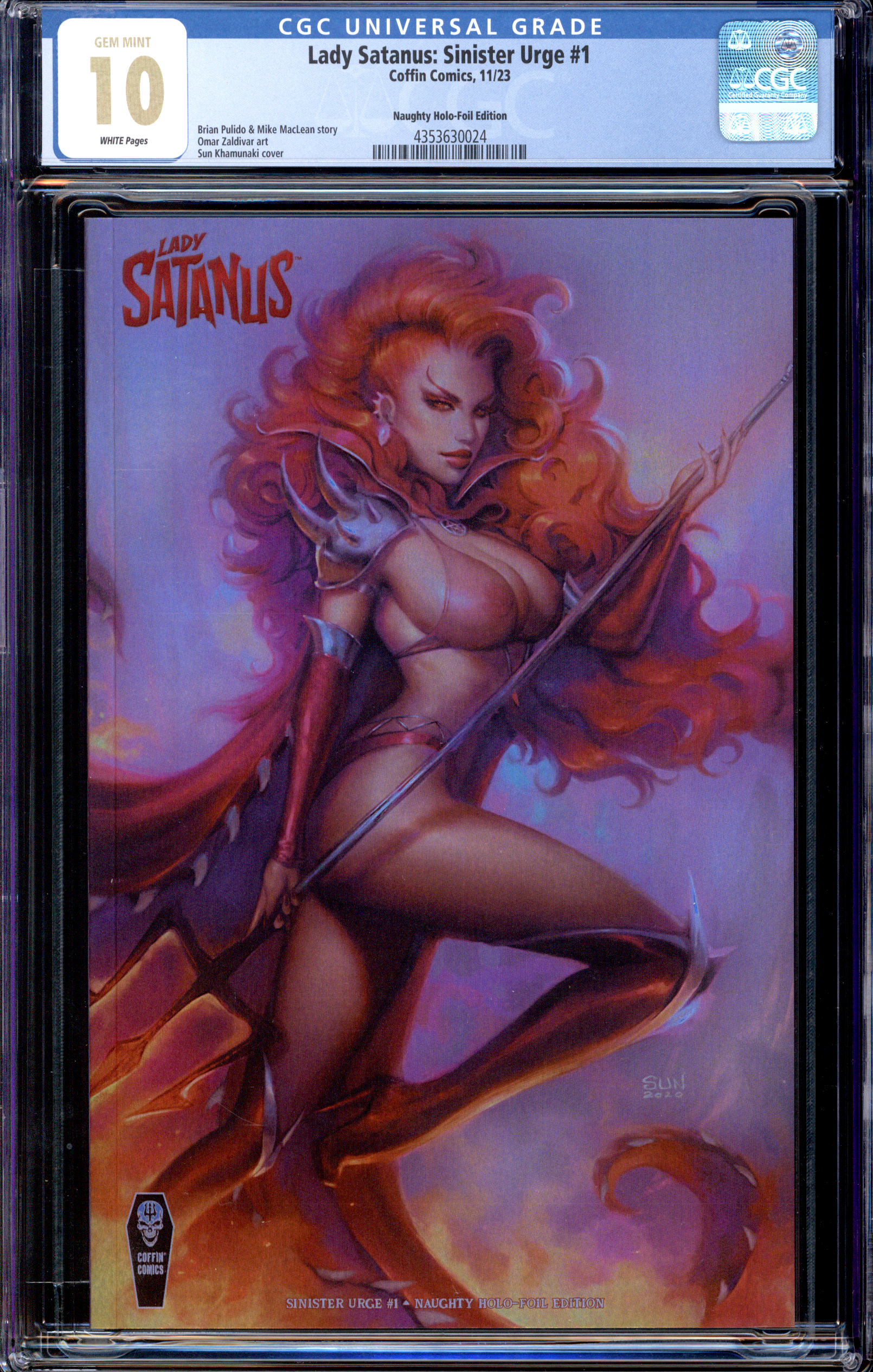 Lady Satanus | Sinister Urge #1 | Holofoil | Sun Khamunaki | 