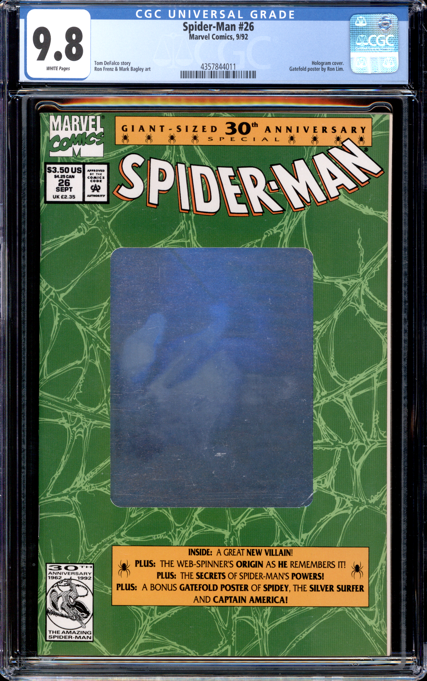 Spider-Man #26 | 30th Anniversary | Hologram Cover