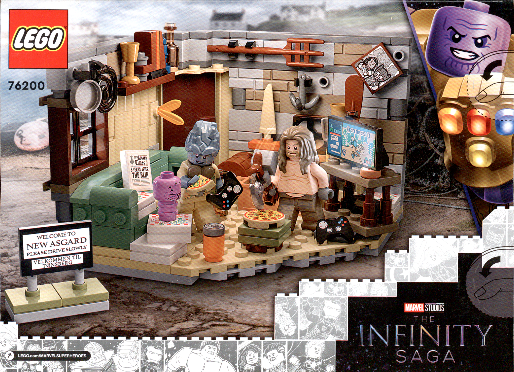 LEGO Marvel | The Infinity Saga | Bro Thor's New Asgard | 76200 | RETIRED