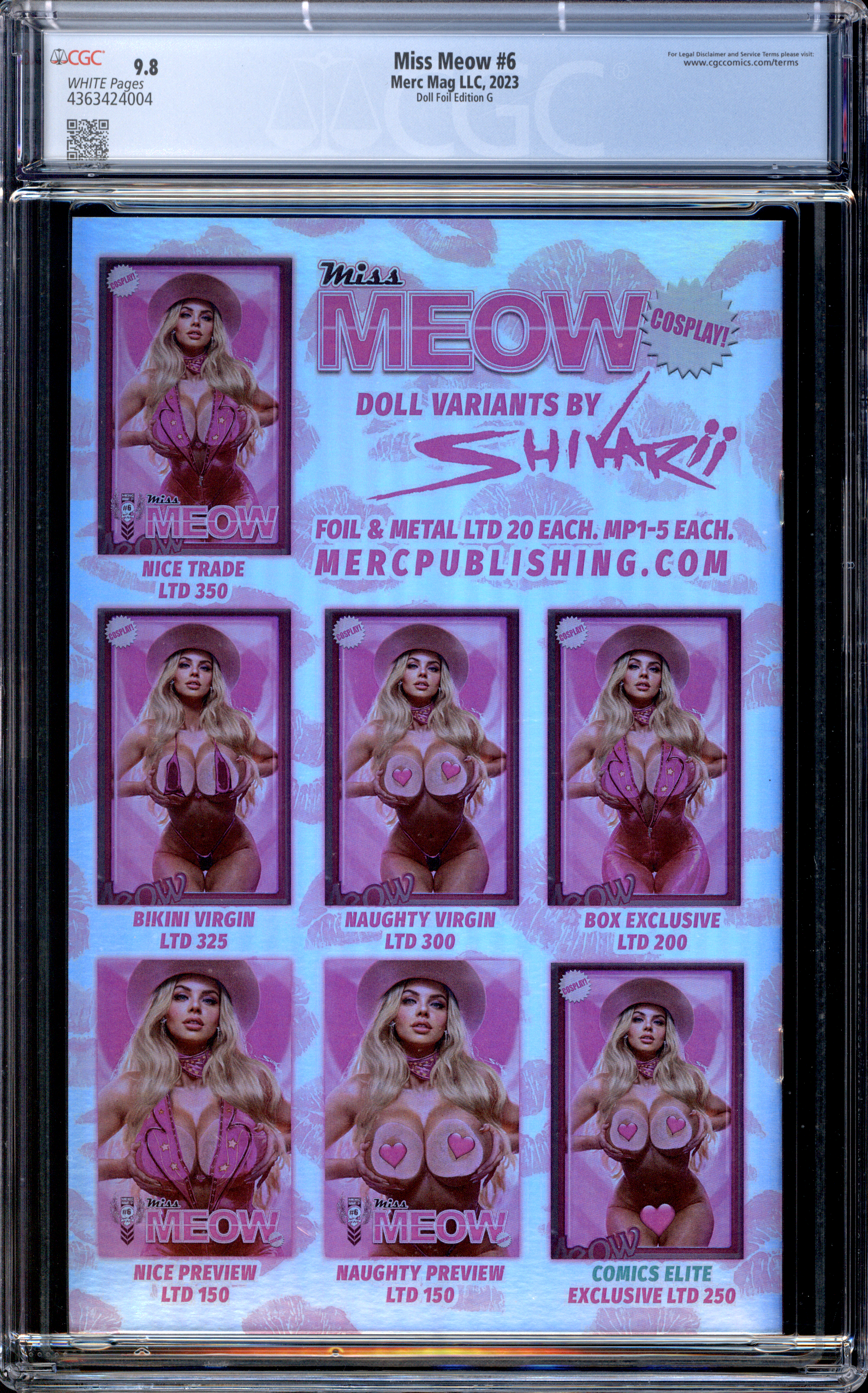 Miss Meow #6 | Shikarii | Barbie | Foil | LE 20 | 