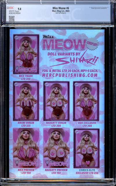 Miss Meow #6 | Shikarii | Barbie | Foil | LE 20 | "Sexy"