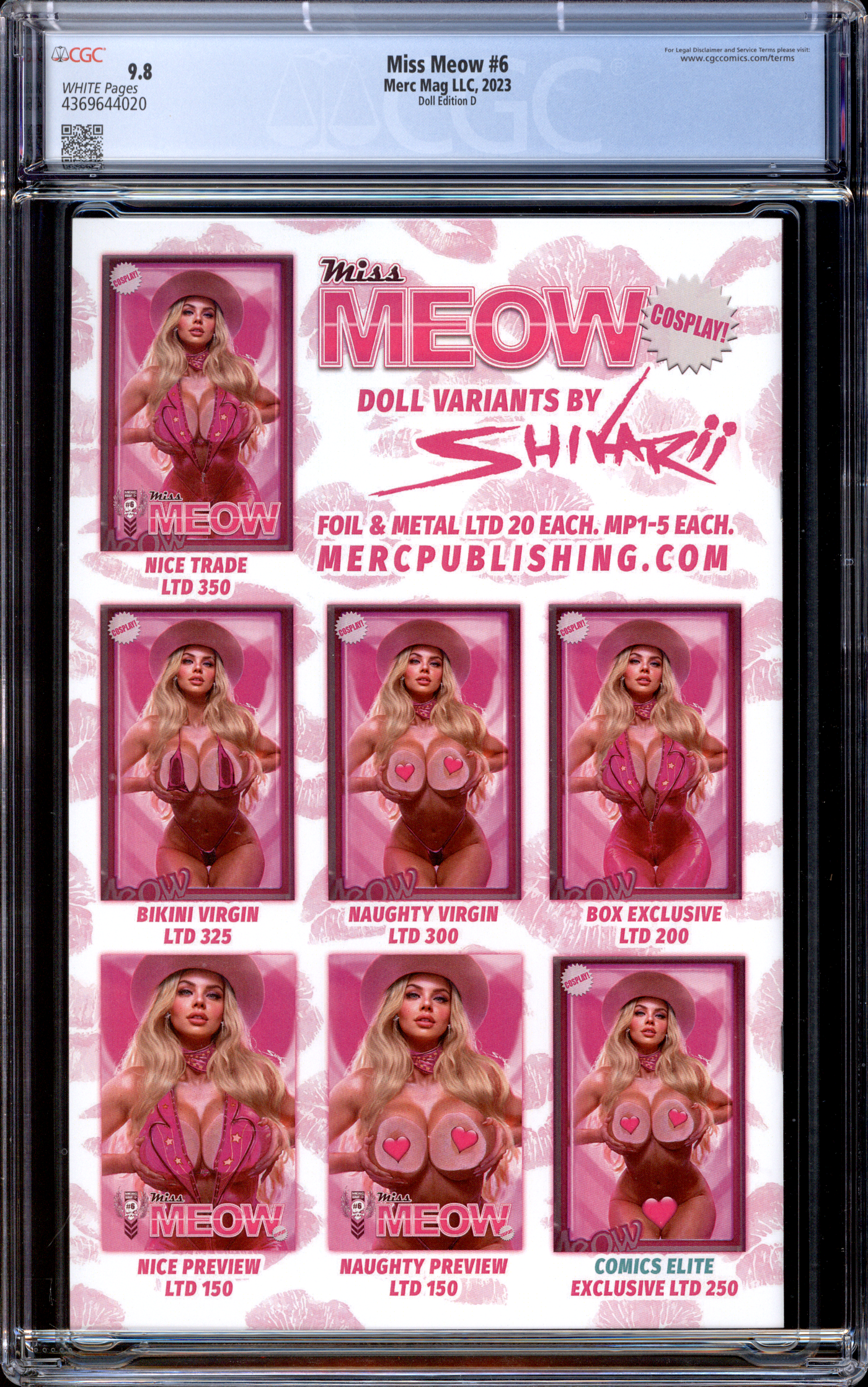 Miss Meow #6 | Shikarii | Barbie | LE 200 | "Hot"