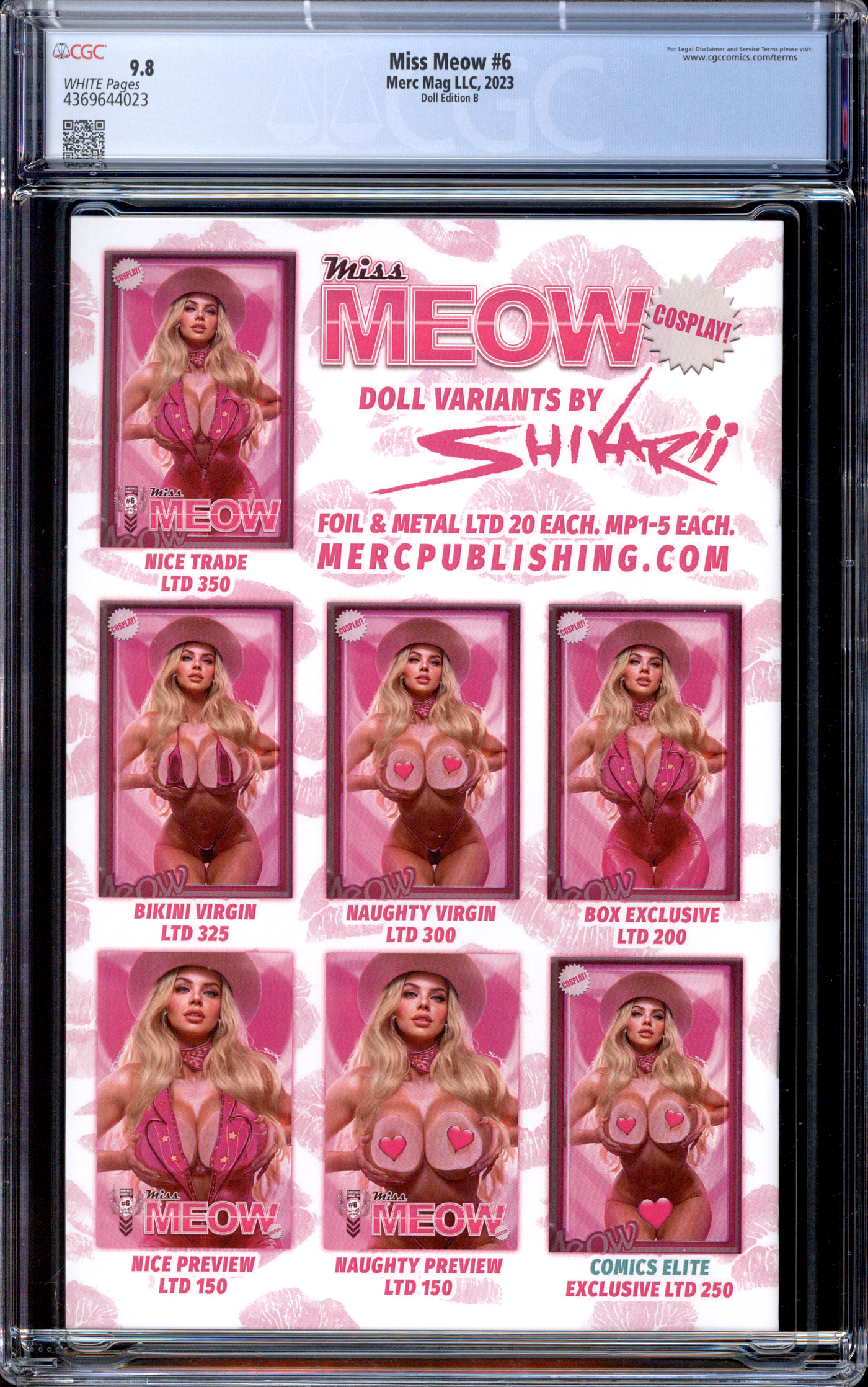 Miss Meow #6 | Shikarii | Barbie | LE 325 | "Bikini"