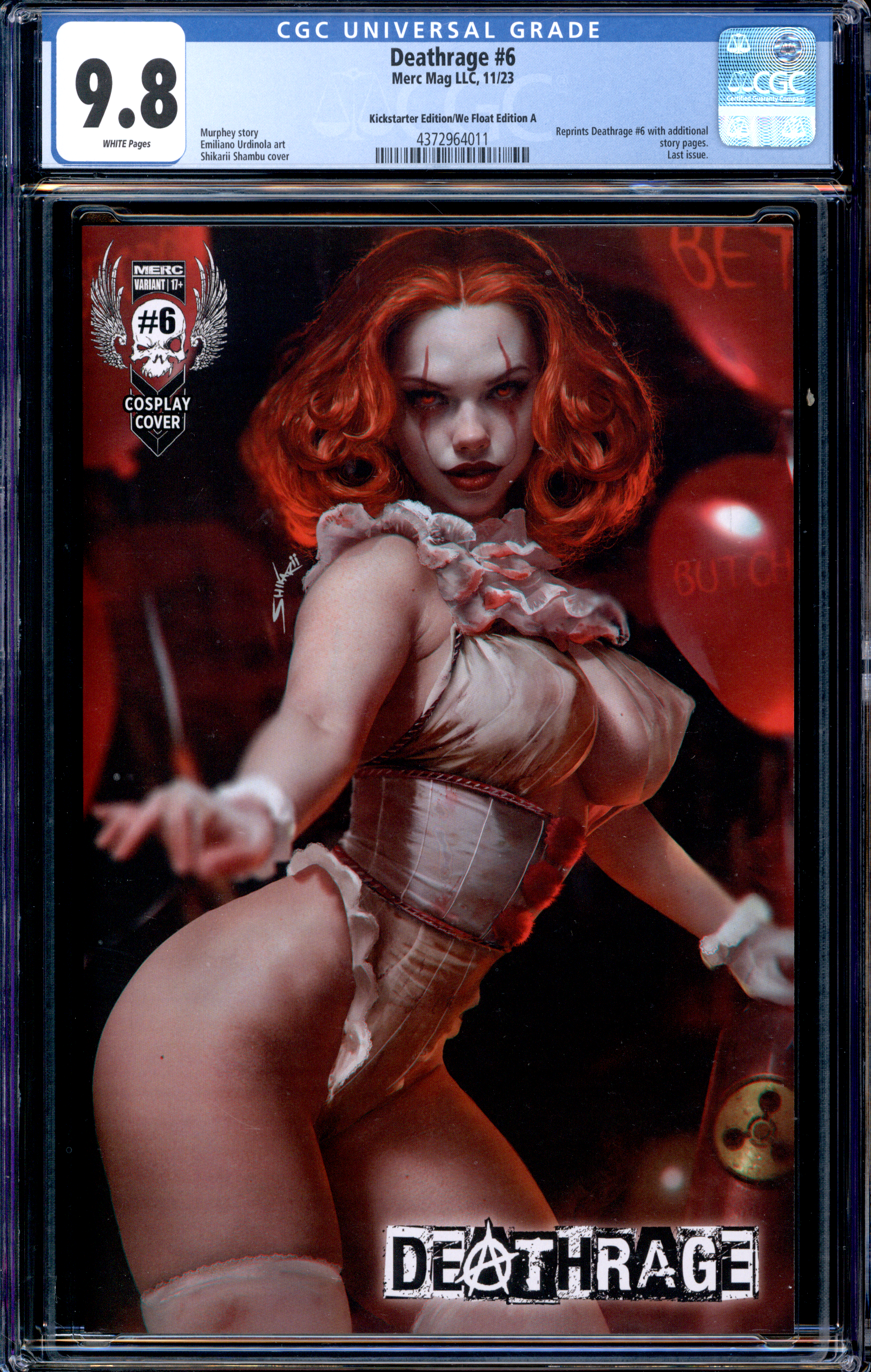 Deathrage #6 | Shikarii | Pennywise | Kickstarter LE | 