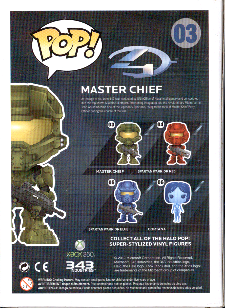 Funko Pop! Master Chief #03 | Halo