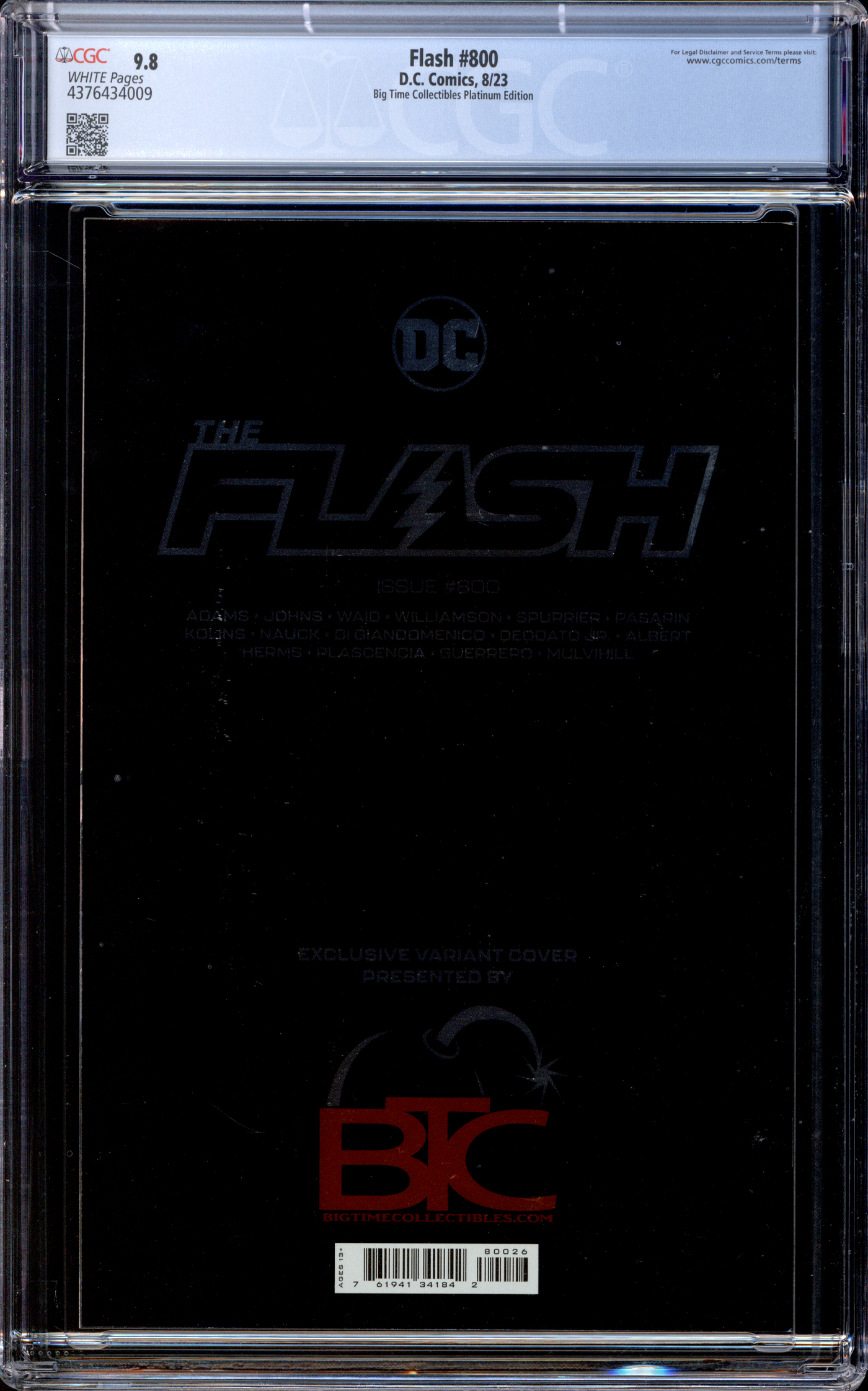 Flash #800 | Big Time Collectibles Platinum Edition