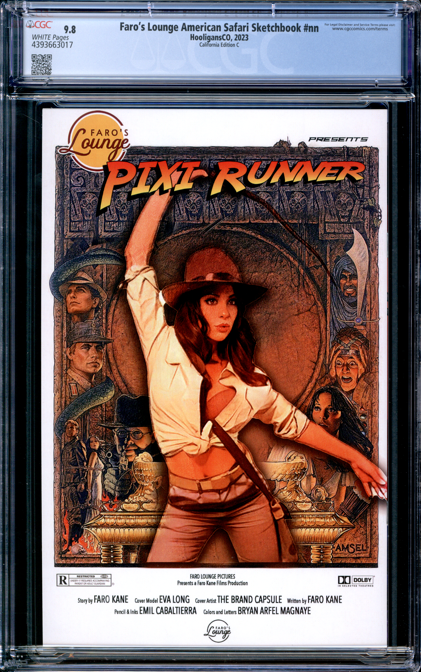 Faro's Lounge American Safari Sketchbook | Bettie Page | Varese | 