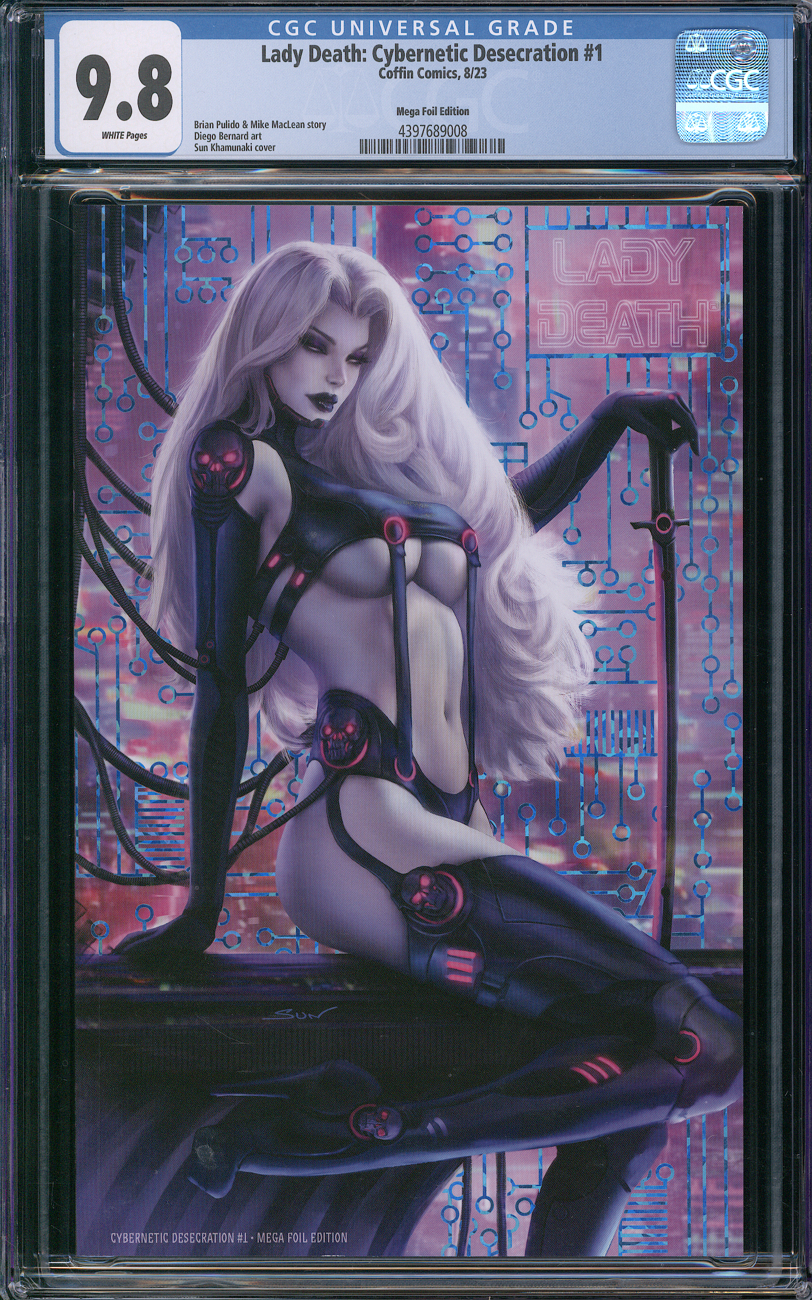 Lady Death: Cybernetic Desecration #1 | Sun Khamunaki | Foil | 