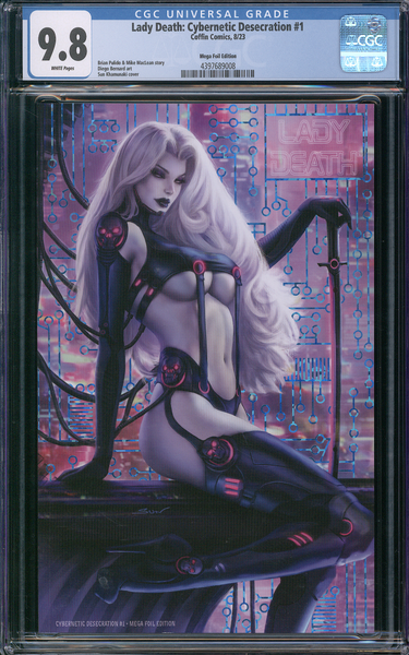 Lady Death: Cybernetic Desecration #1 | Sun Khamunaki | Foil | "Hot"