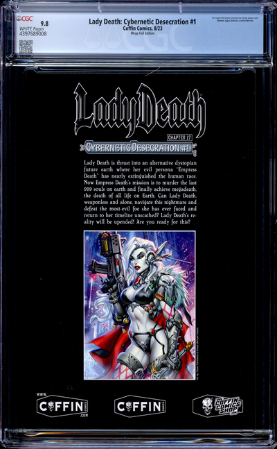 Lady Death: Cybernetic Desecration #1 | Sun Khamunaki | Foil | "Hot"