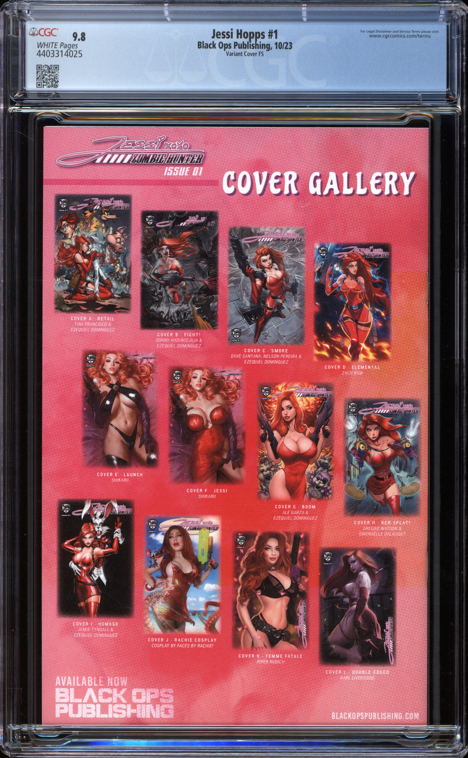 Jessi Hopps #1 | Shikarii | Kickstarter | METAL Color Splash | Nude