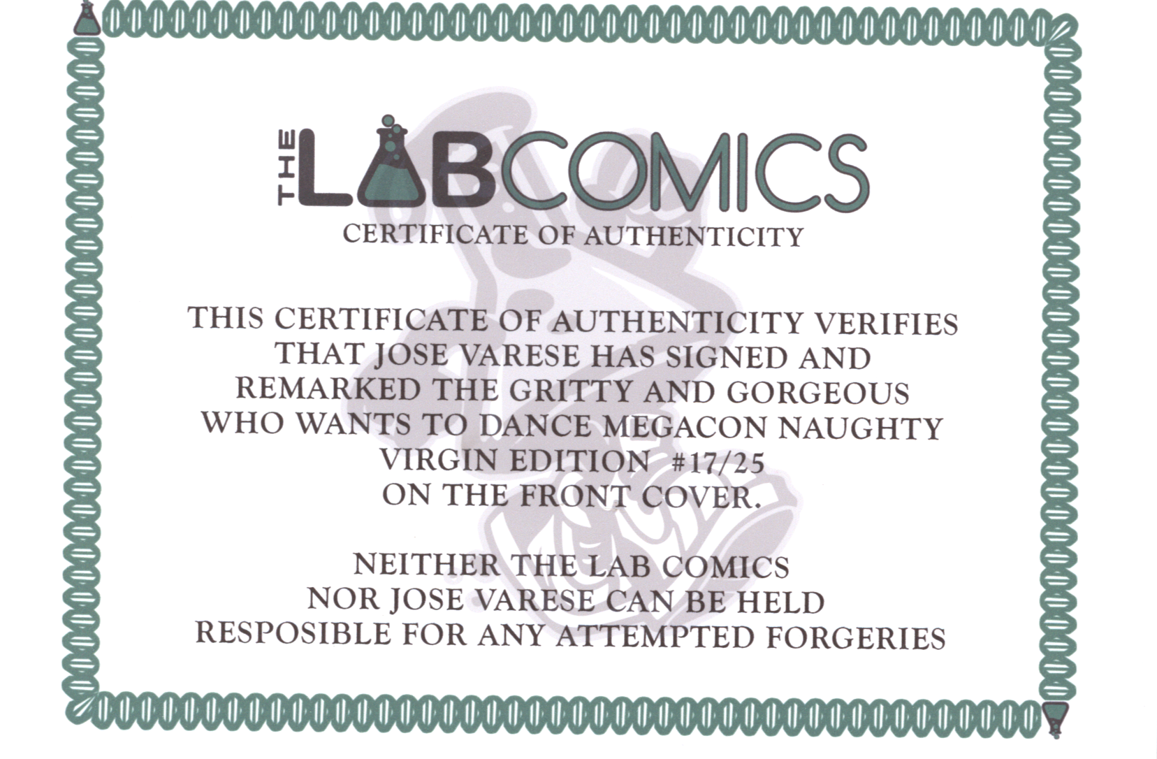 Gritty & Gorgeous | Varese Signed Remark Sketch | Jessica Rabbit | 