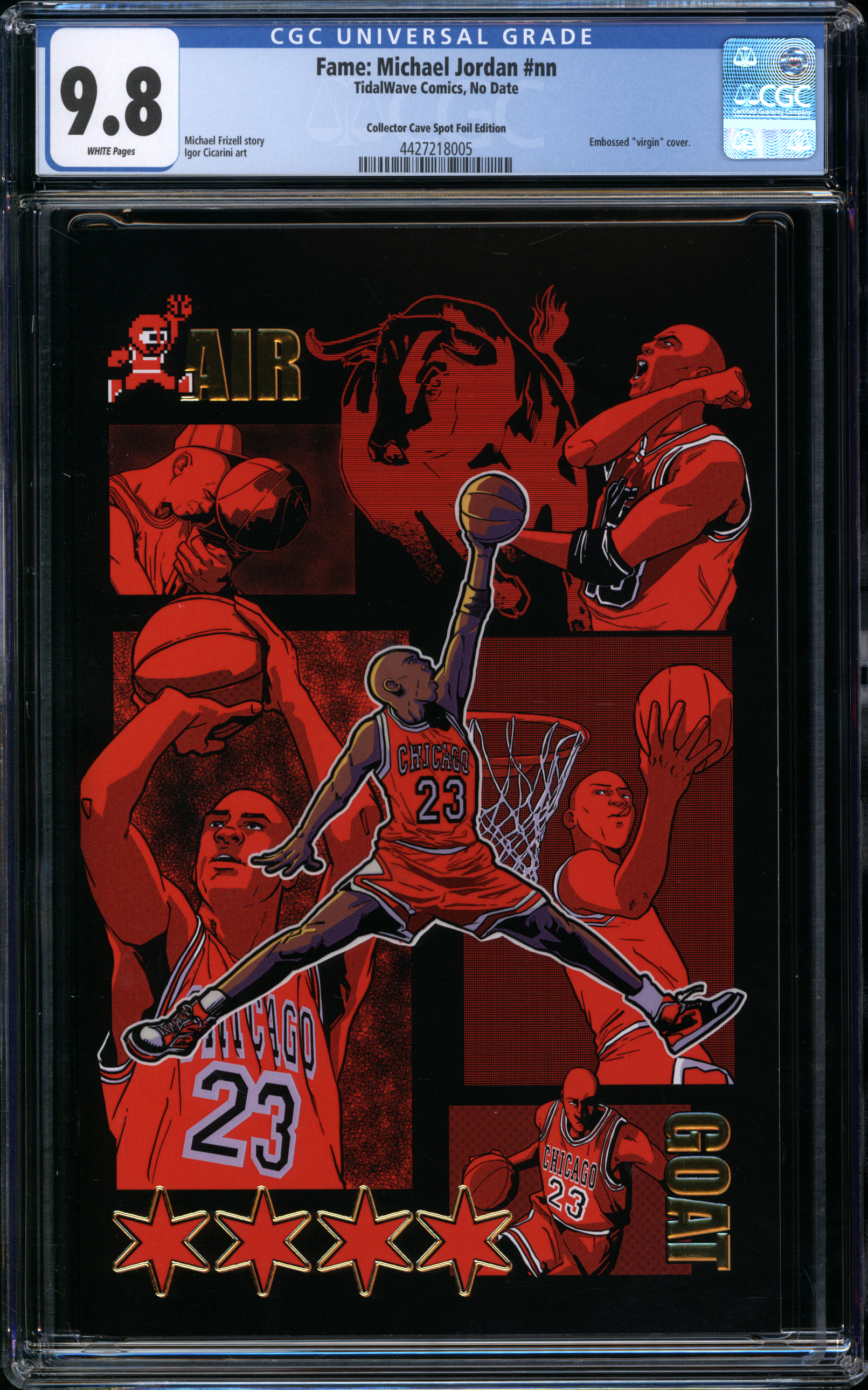 Fame: Michael Jordan | Collector Cave Spot Foil | Embossed | LE 100