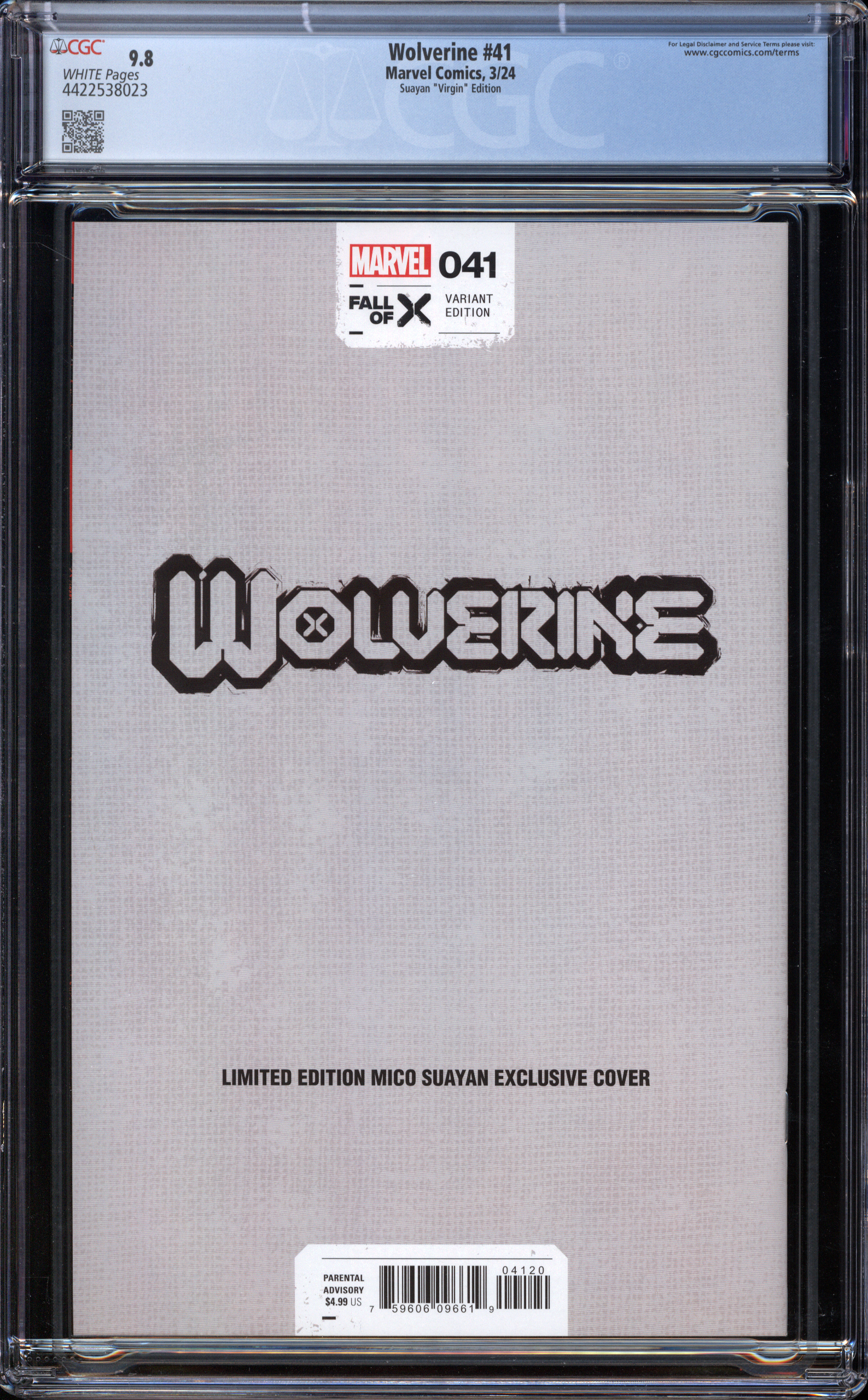 Marvel Comics | Wolverine #41 | Mico Suayan