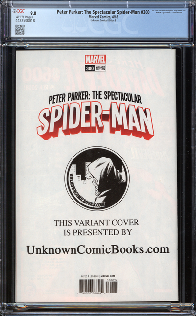 Peter Parker: Spectacular Spider-Man #300 | Kirkham | Unknown Comics