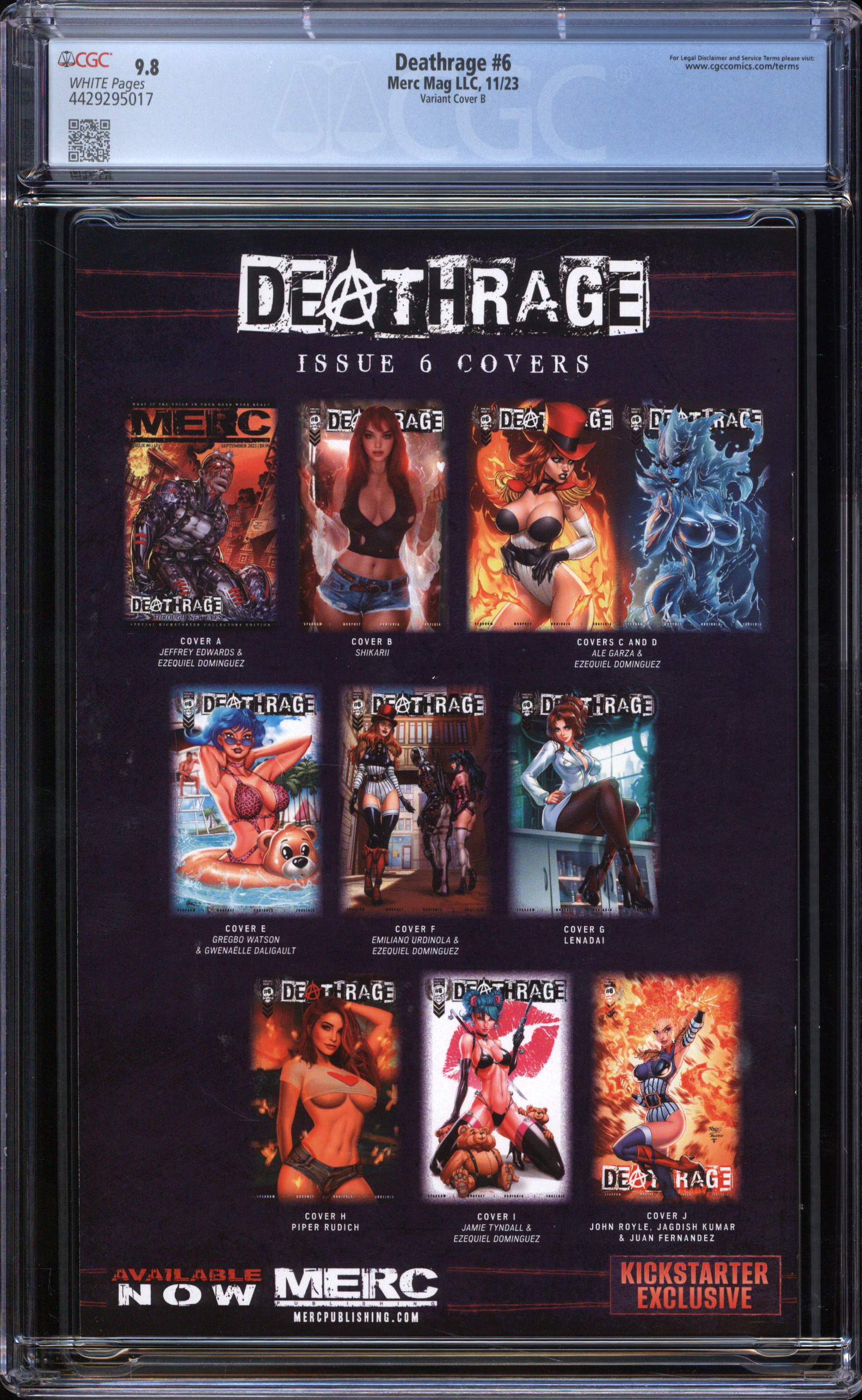 Deathrage #6 | Shikarii | Mary Jane | Jackpot Edition | LE | 