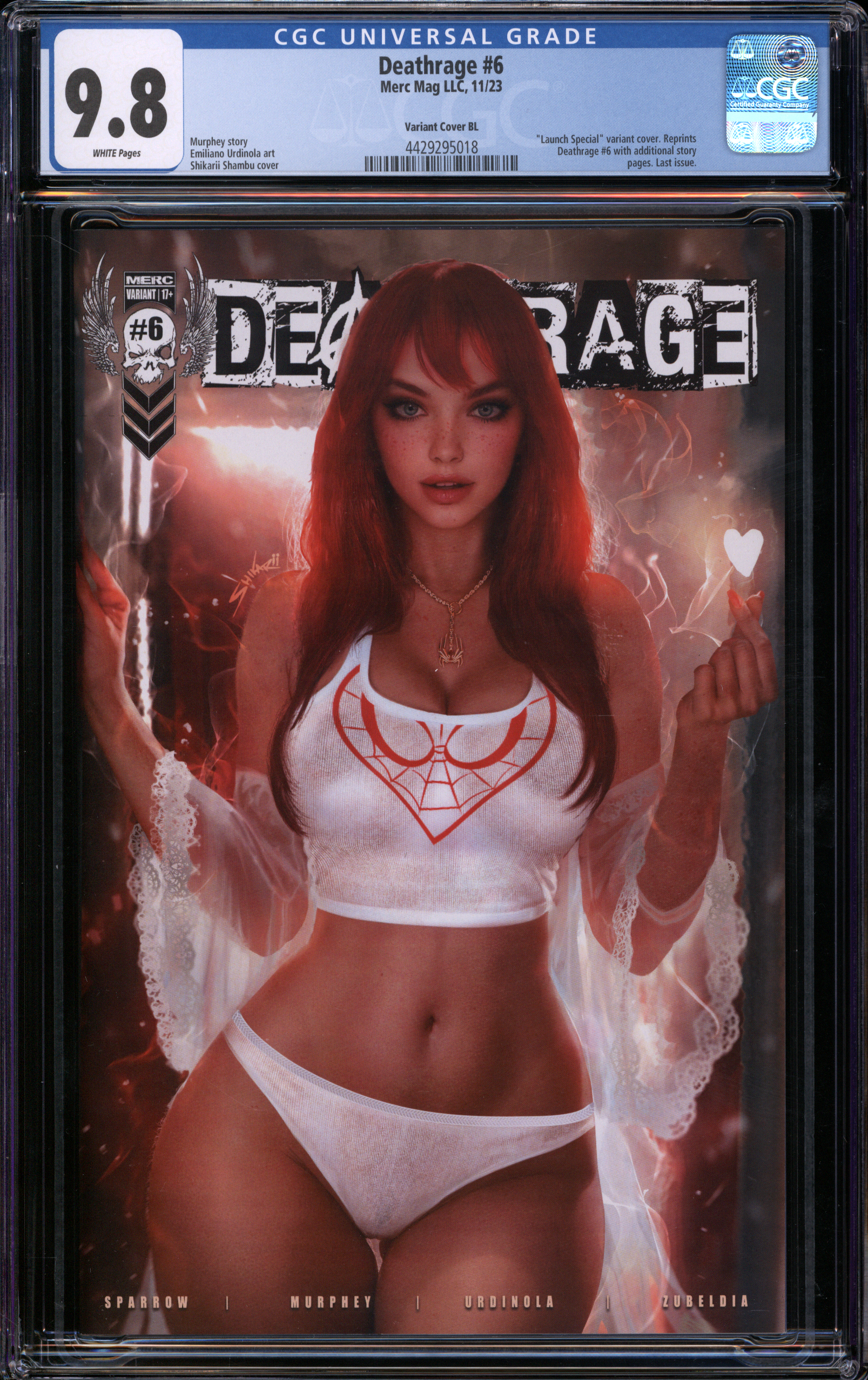 Deathrage #6 | Shikarii | Mary Jane | Jackpot Edition | LE | Sheer