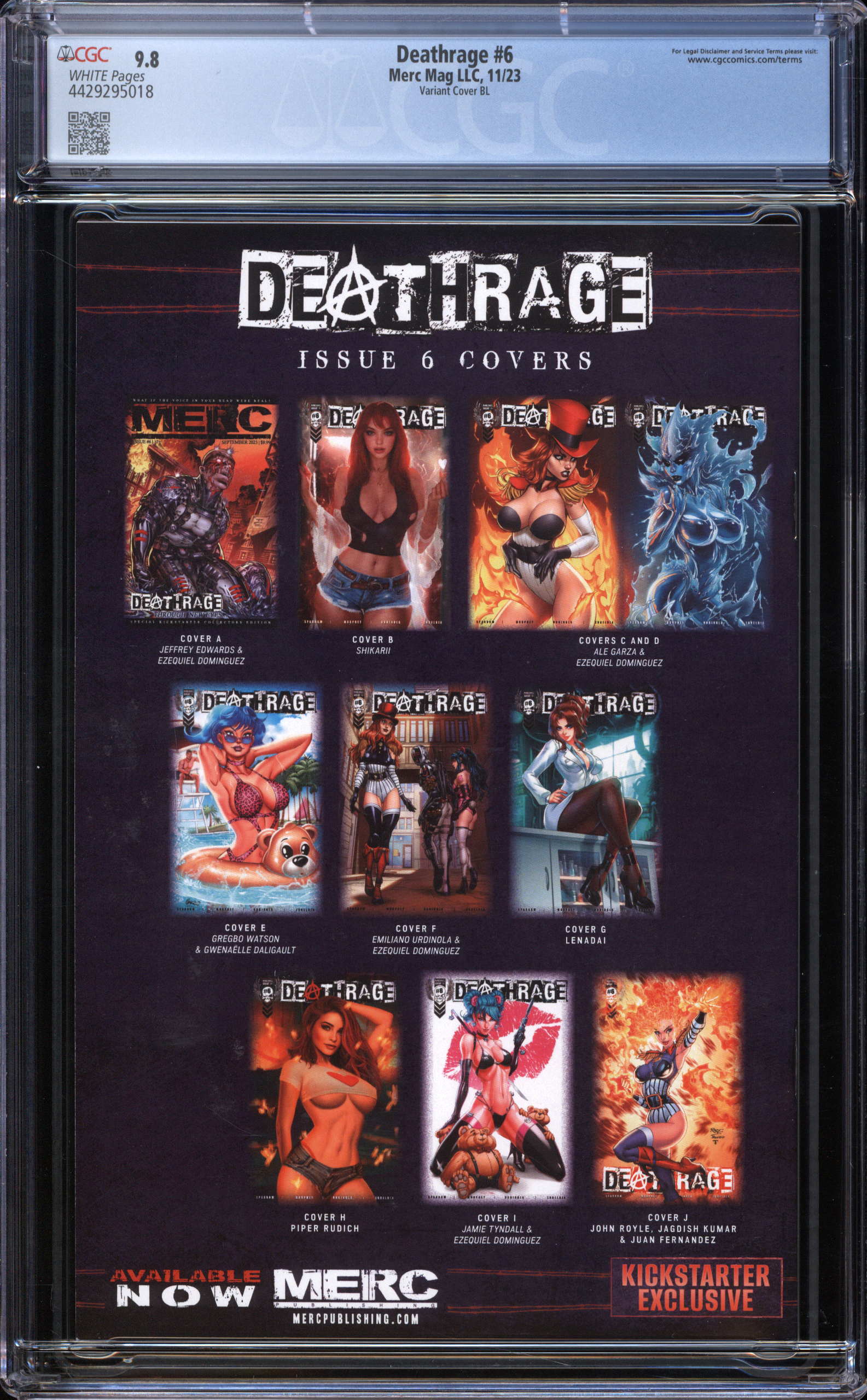 Deathrage #6 | Shikarii | Mary Jane | Jackpot Edition | LE | Sheer