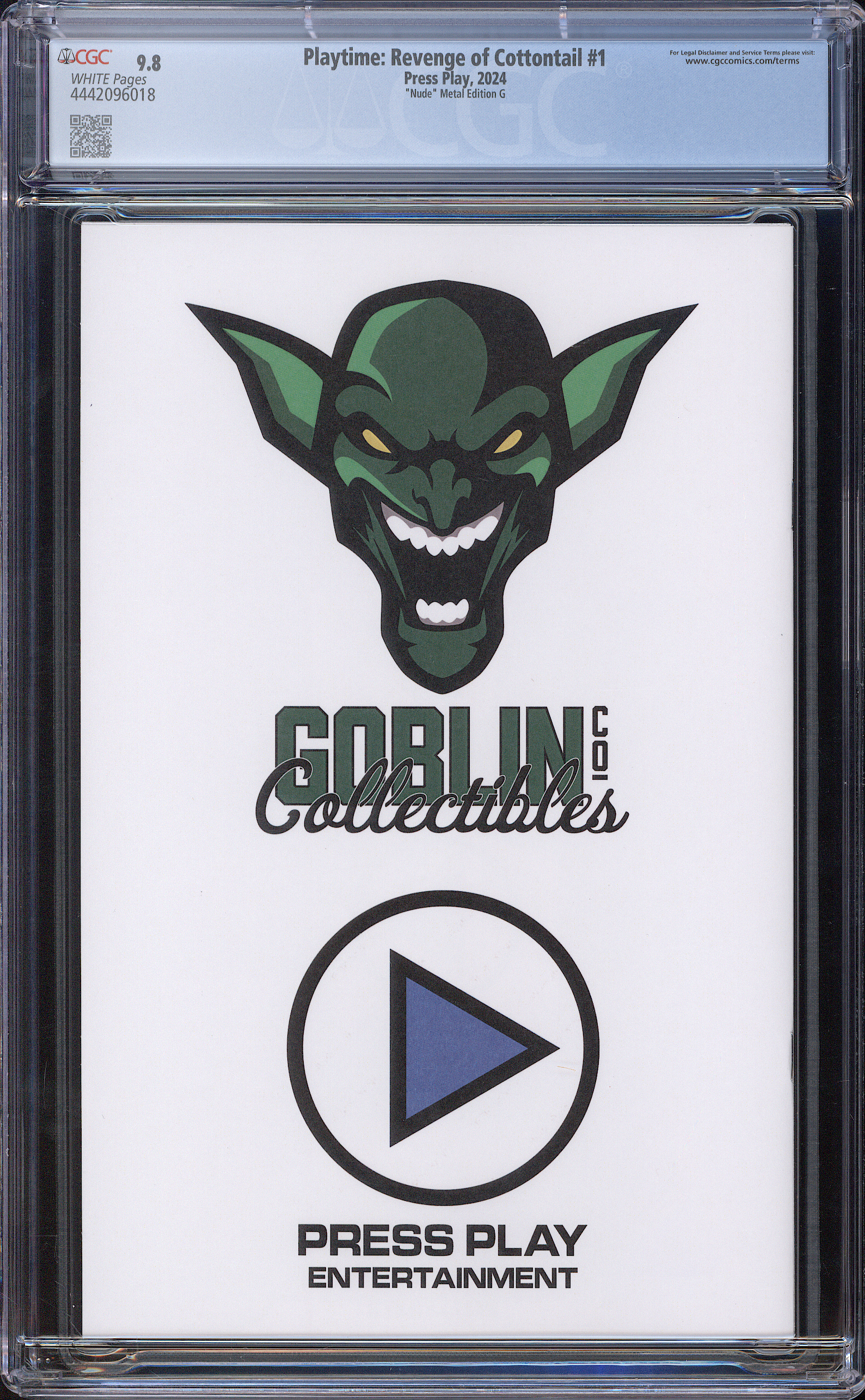 Playtime: Revenge of Cottontail #1 | Rocha | Exclusive METAL | Nude