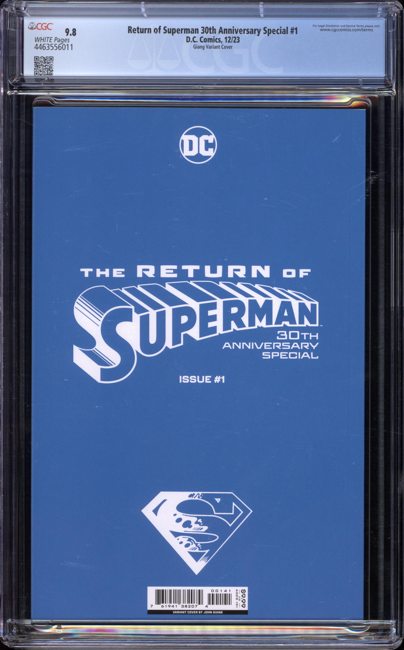 The Return of Superman #1 | 30th Anniversary Special | Giang | Die-Cut