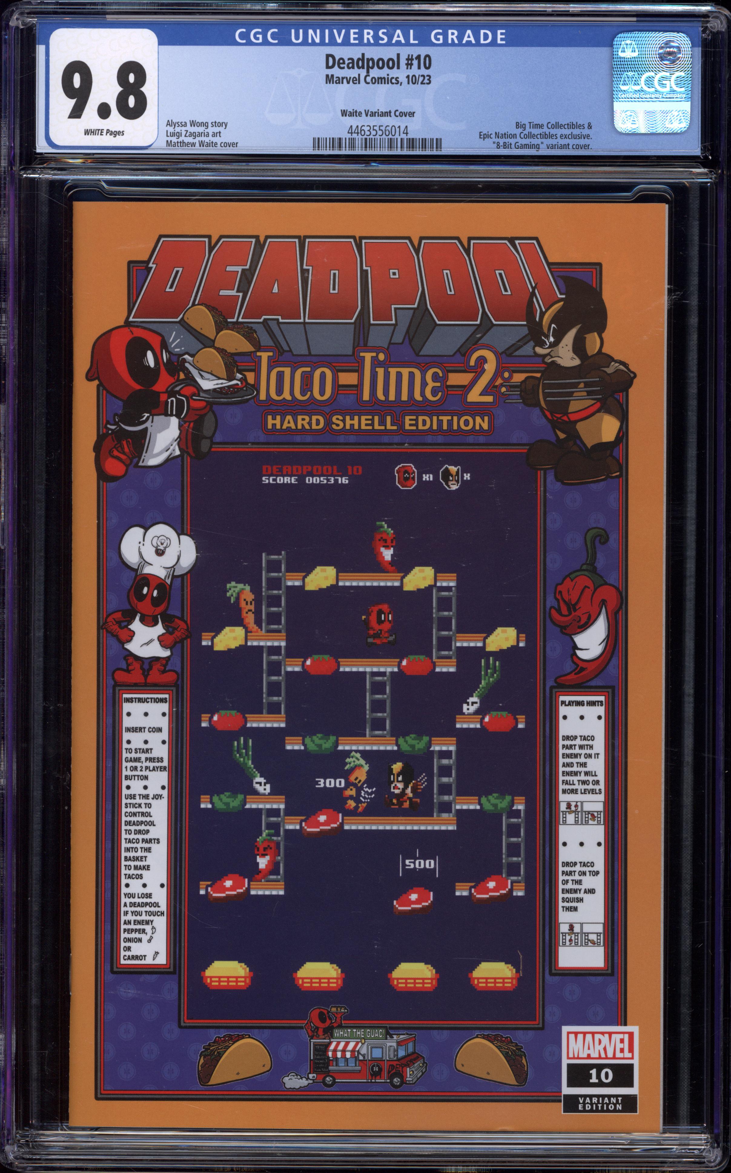 Deadpool #10 | Taco Time 2: Hard Shell | Matthew Waite | 8-Bit