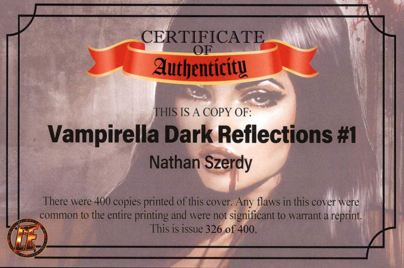 Vampirella: Dark Reflections #1 | Szerdy | LE | Exclusive Foil